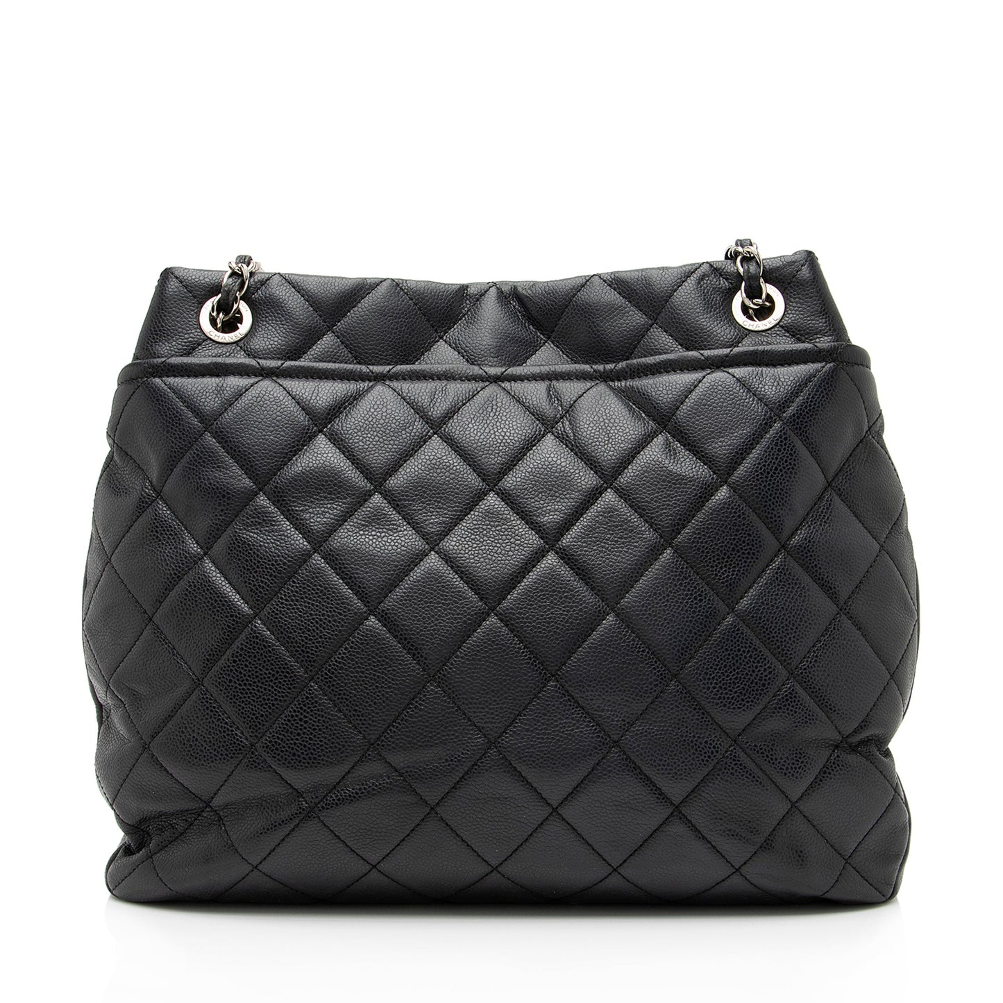 Chanel Caviar Timeless CC Soft SHF Leather Tote Bag
