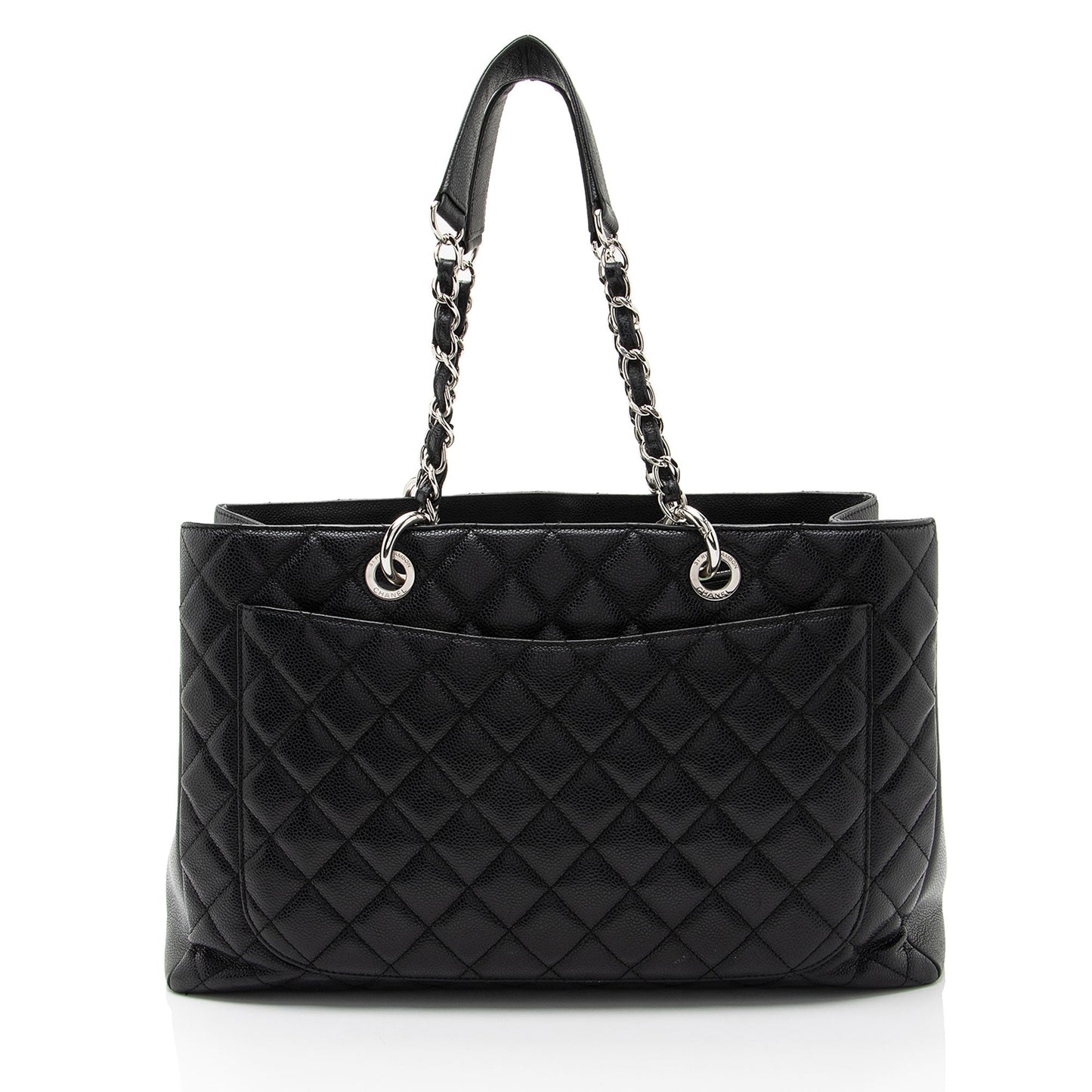 Chanel Caviar XL Grand Shopping SHF-Bb5Ogy Leather Tote Bag
