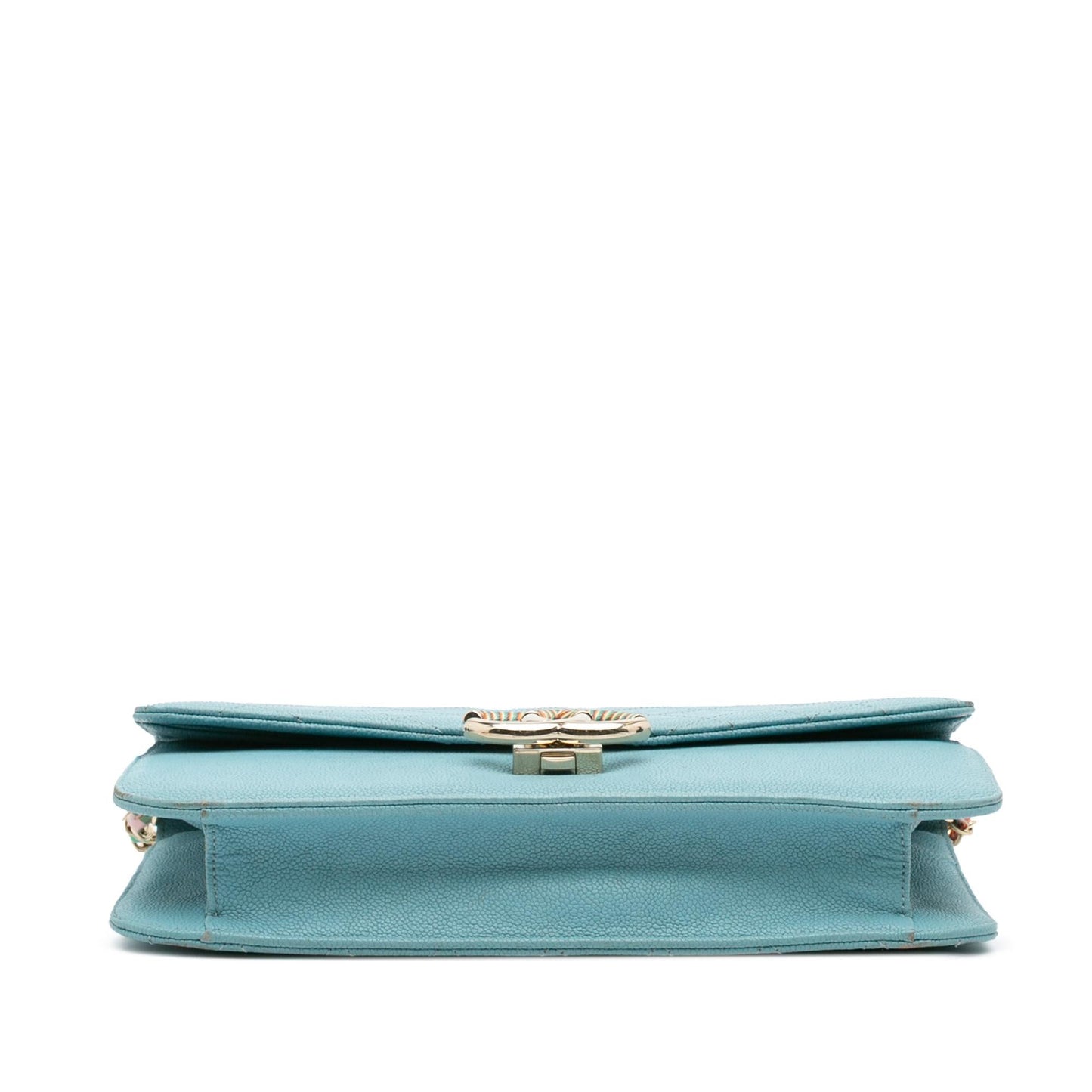 Chanel Caviar Thread Around Flap Handbag