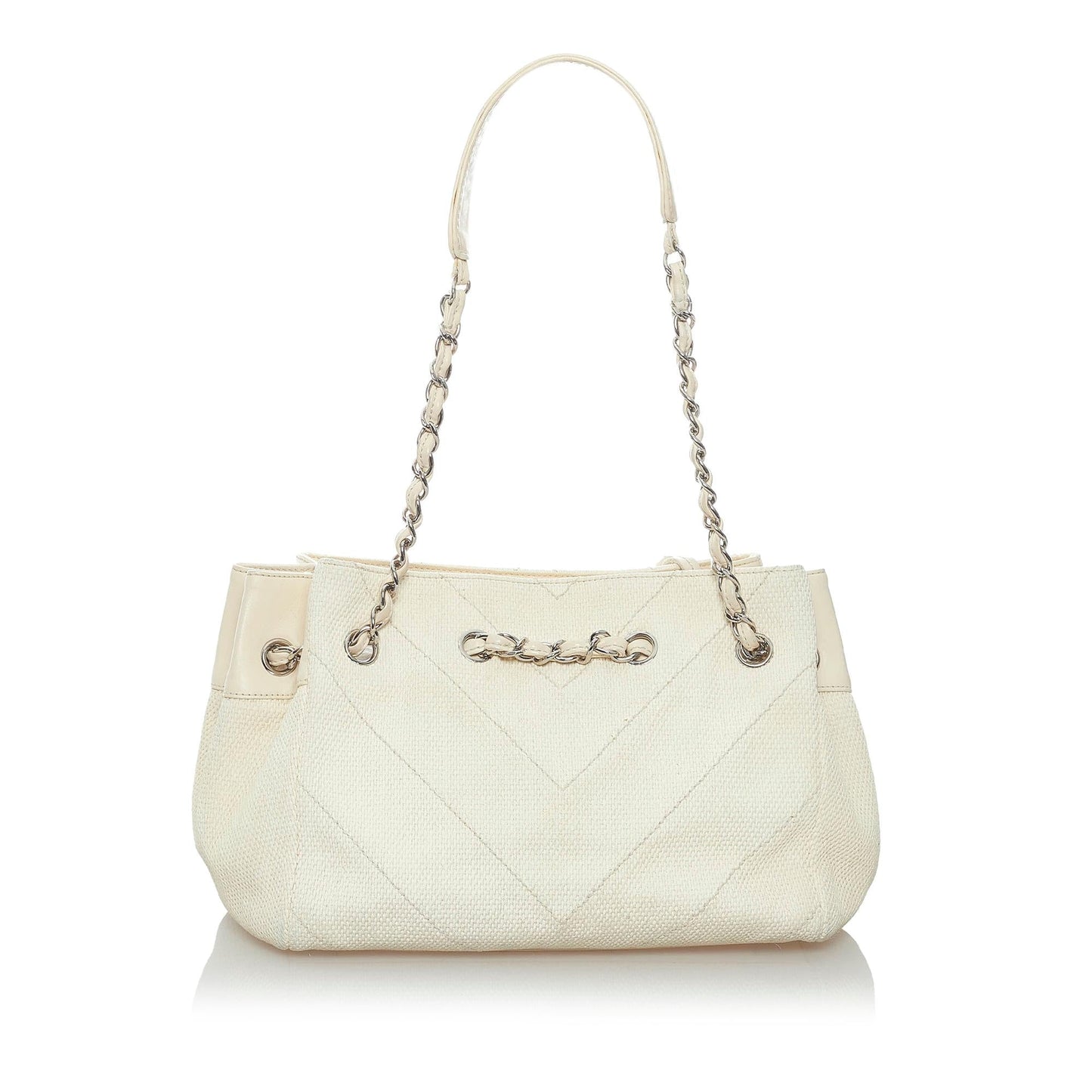 Chanel Chevron SHG Canvas Shoulder Bag