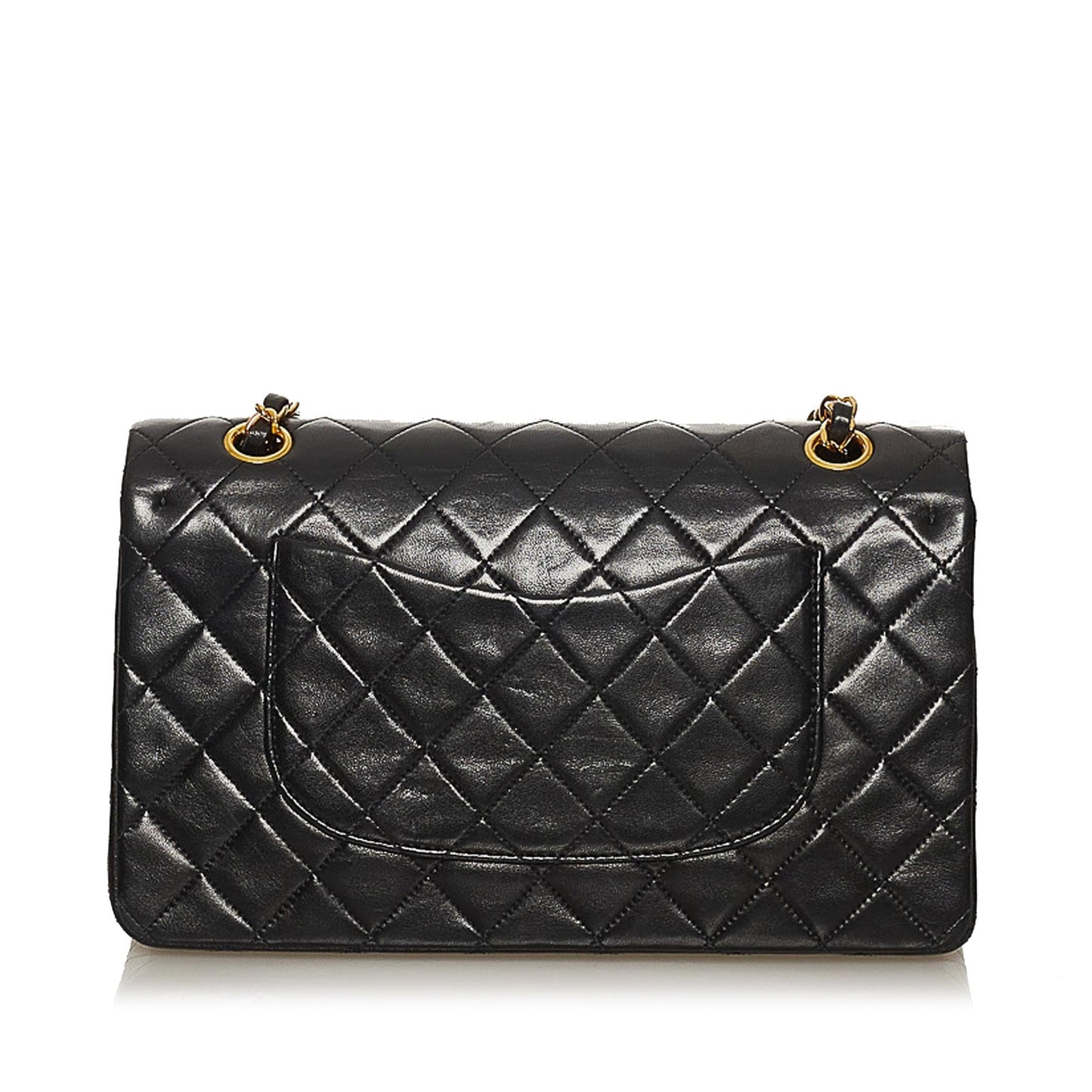 Chanel Classic Lambskin Double Flap SHG Leather Shoulder Bag 7