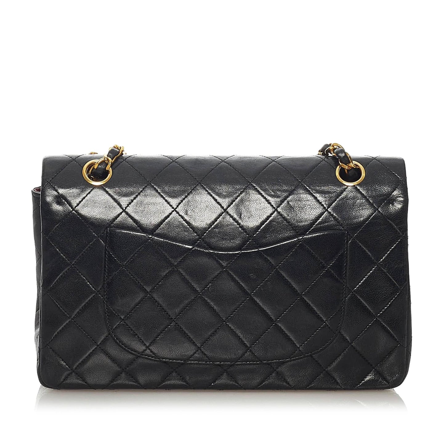 Chanel Classic Lambskin Double Flap SHG Leather Shoulder Bag 8