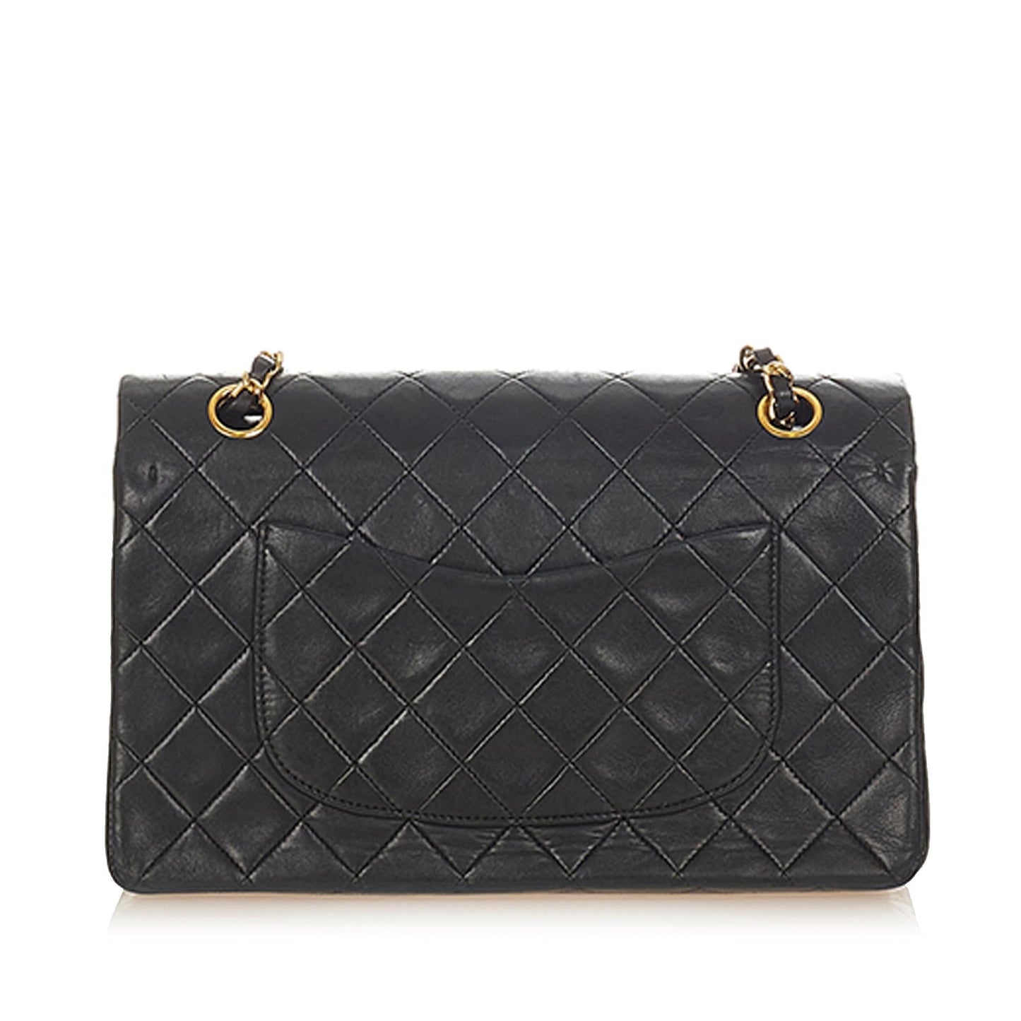 Chanel Classic Lambskin Double Flap SHG Leather Shoulder Bag 4