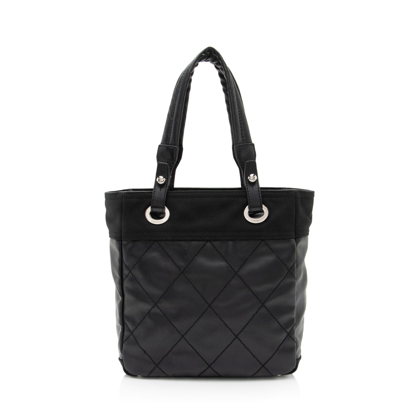 Chanel Coated Paris Biarritz SHF-Vx8Wo2 Small Canvas Coated Canvas Apparel