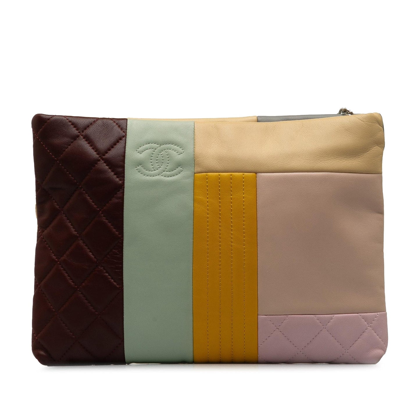 Chanel Colorblock Patchwork O SHG-kDtgpS Clutch Bag