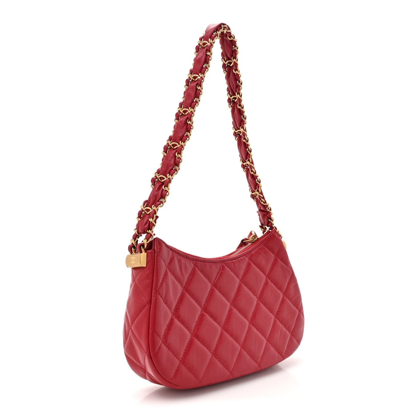 Chanel CRUMPLED QUILTED CALFSKIN 19 HOBO Small Shoulder Bag