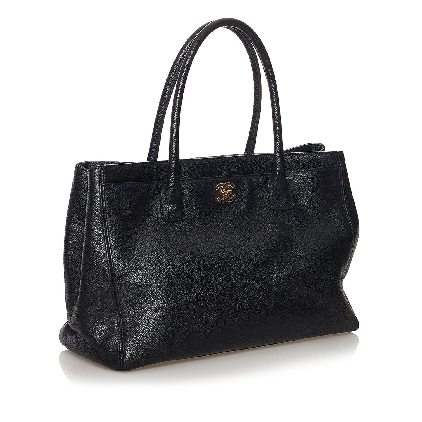 Chanel Executive Cerf Leather Tote Bag (shg )