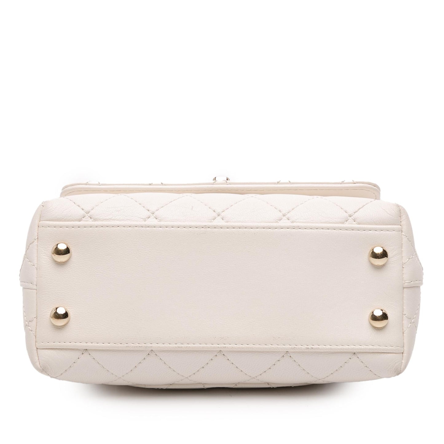 Chanel Extra Quilted Goatskin Rainbow Top Handle Mini Bag