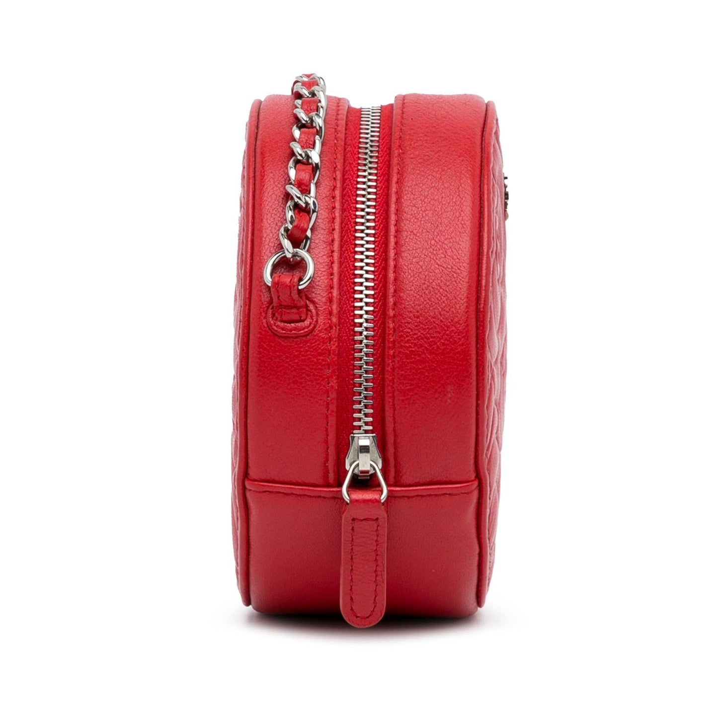 Chanel Goatskin Camellia Round SHG-CAN8CG Crossbody Bag