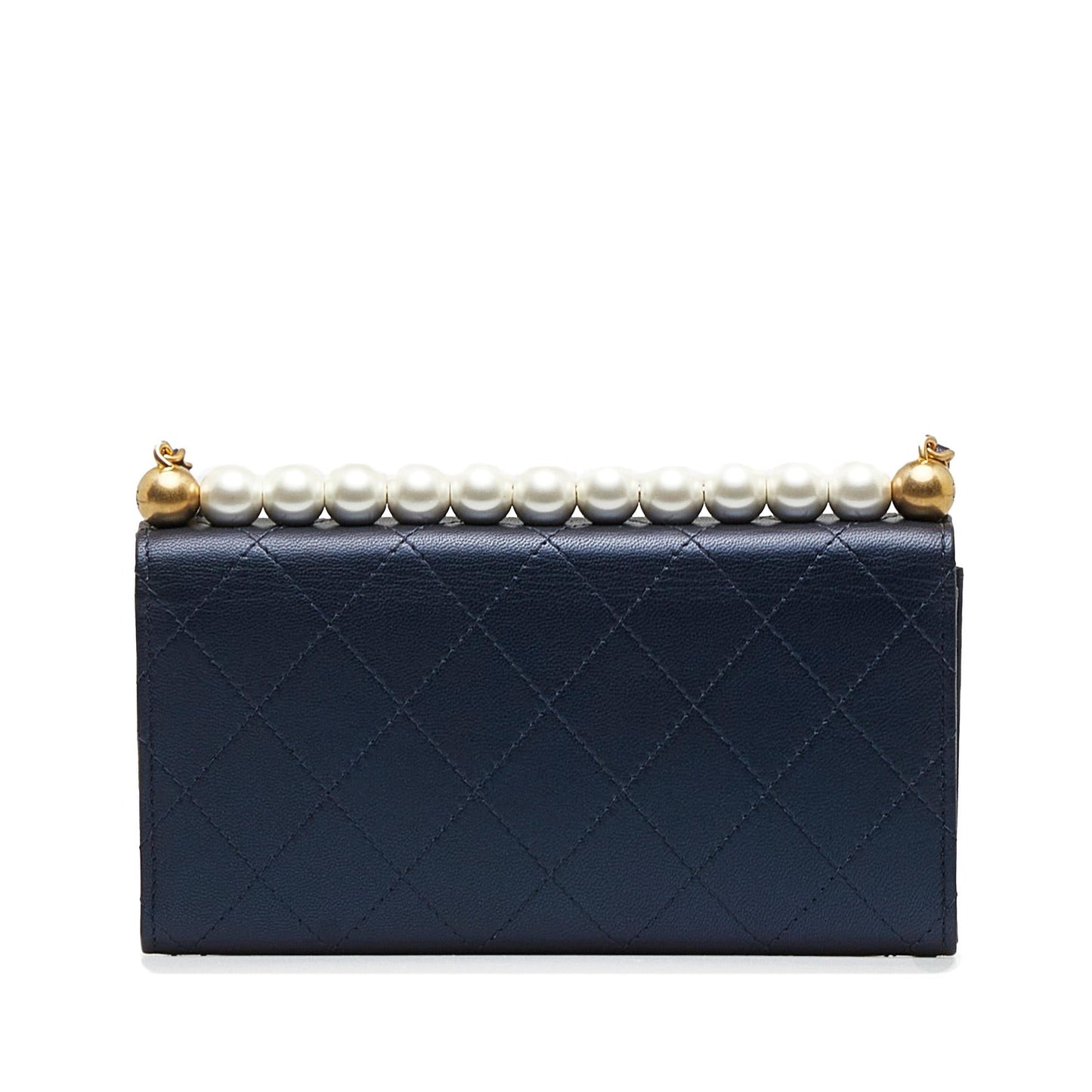 Chanel Goatskin Chic Pearls SHG-6JqQUh Clutch Bag
