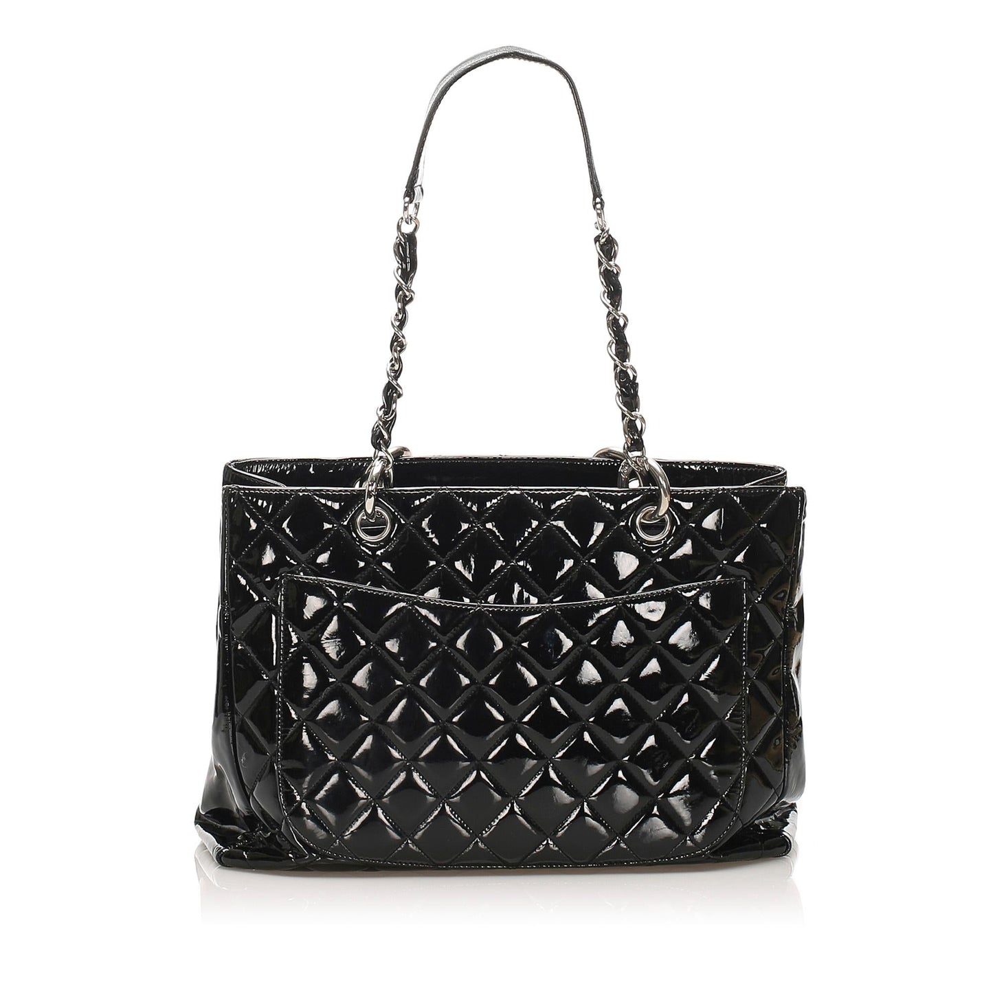 Chanel Grand Shopping Patent SHG Leather Tote Bag