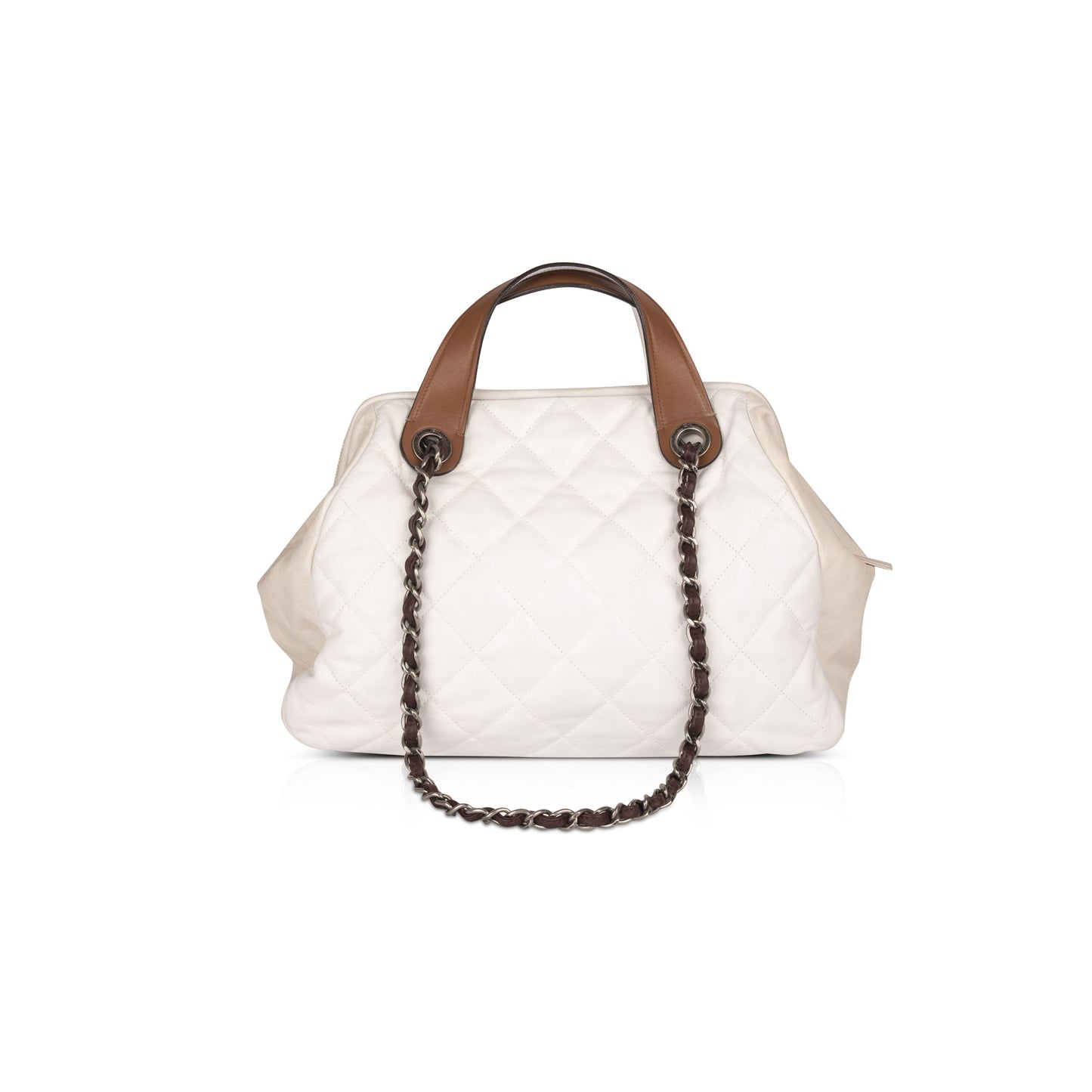 Chanel Iridescent Mix Bowler Calfskin Travel Bag