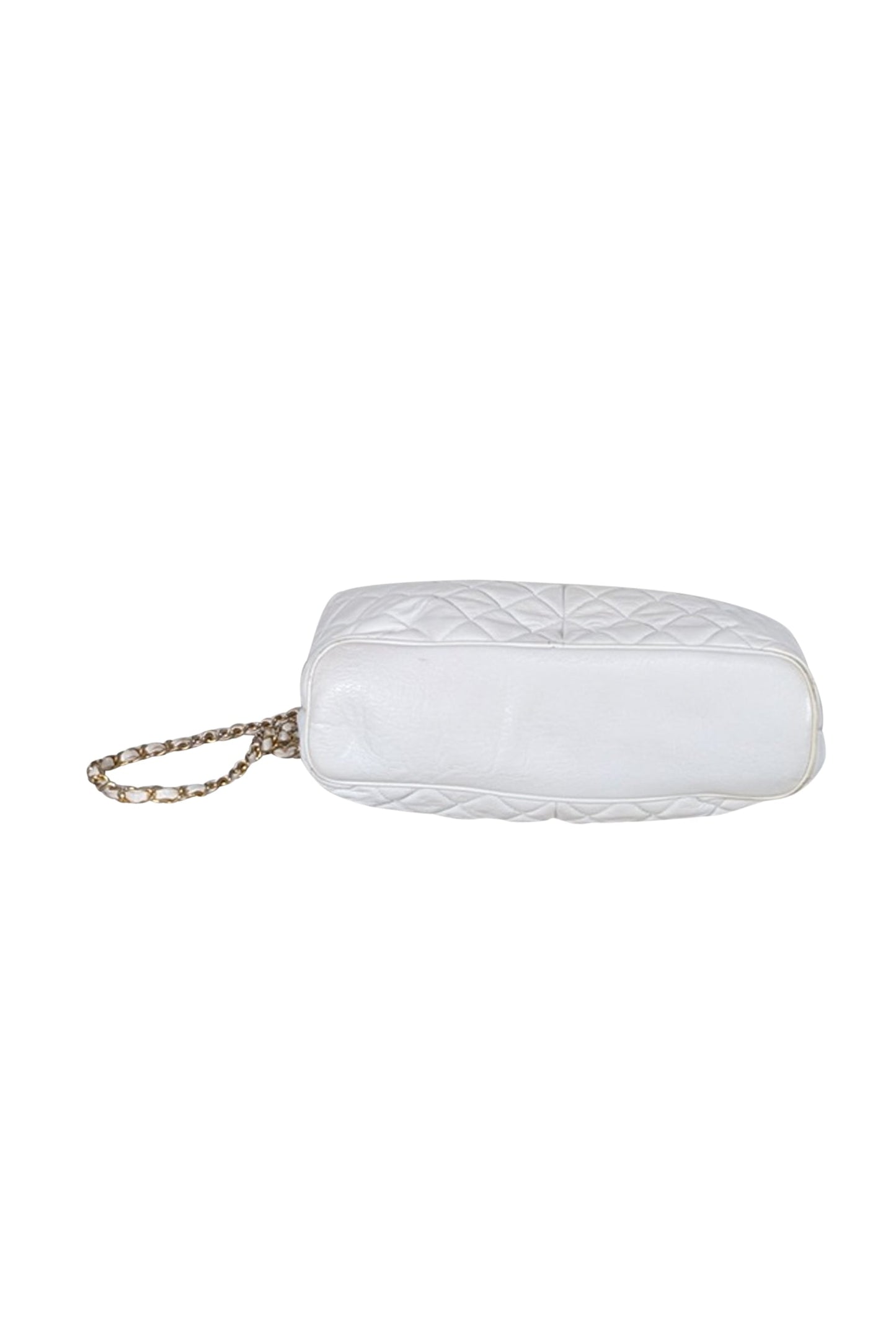 Chanel - Ivory Quilted Leather Shoulder Bag