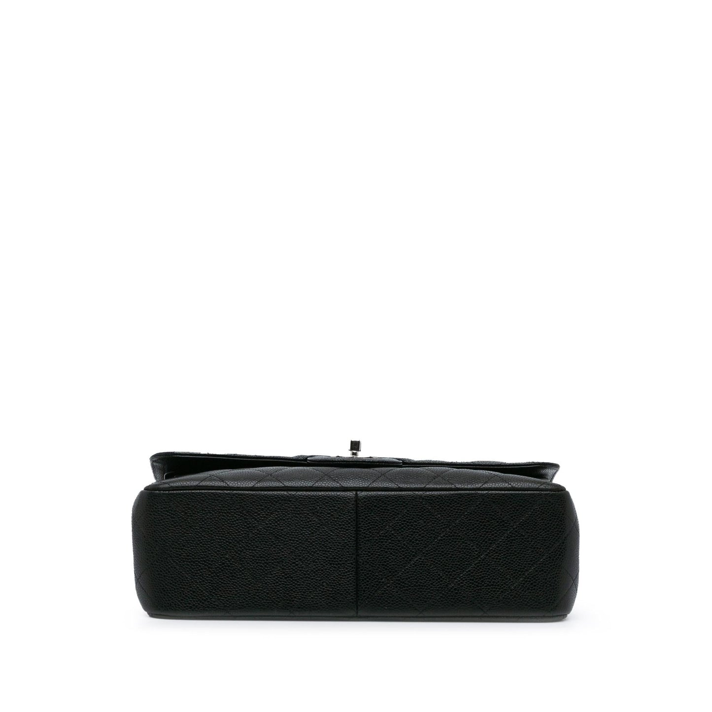 Chanel Jumbo Classic Caviar Double Flap Handbag Shg Psowea