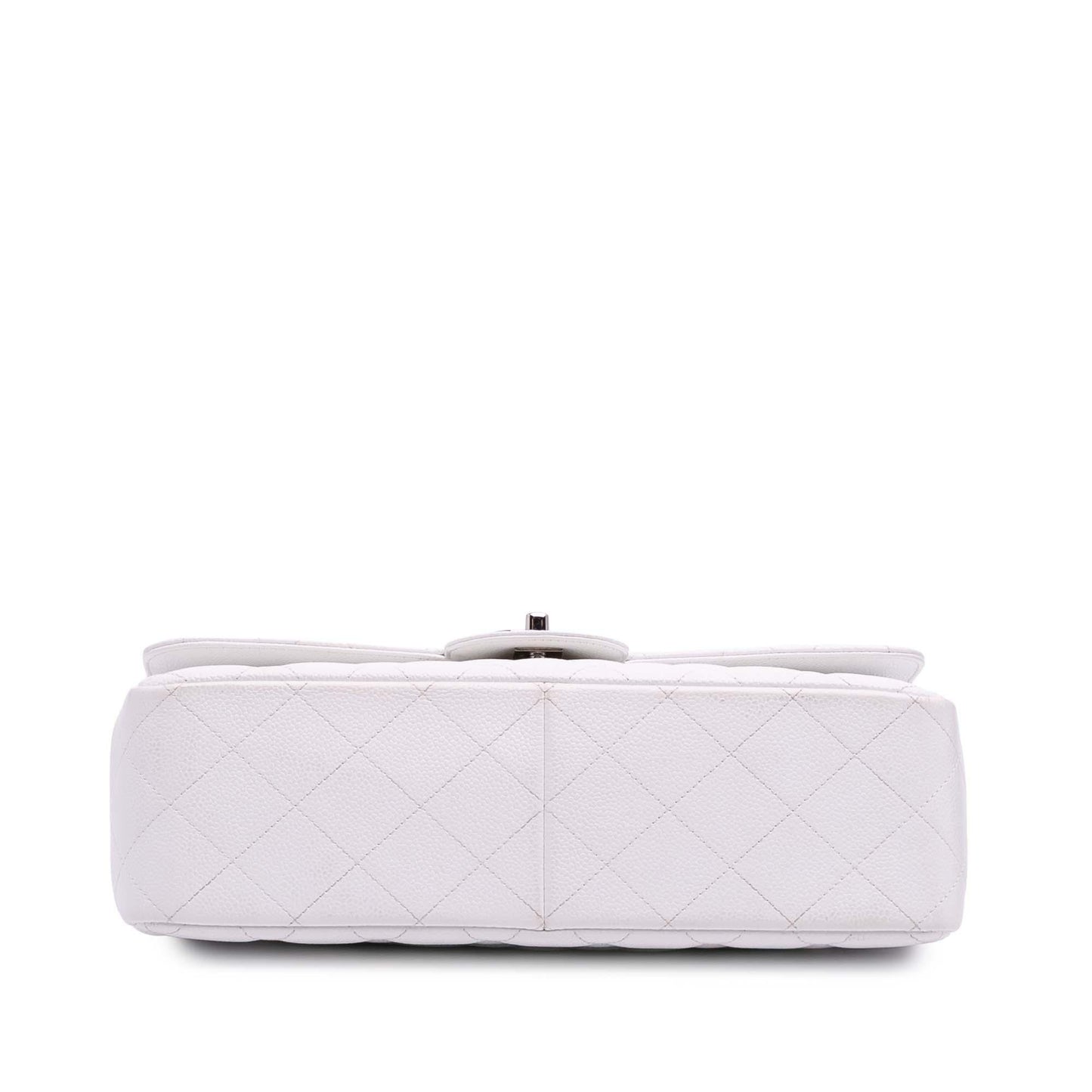 Chanel Jumbo Classic Caviar Double Flap Handbag Flap 16