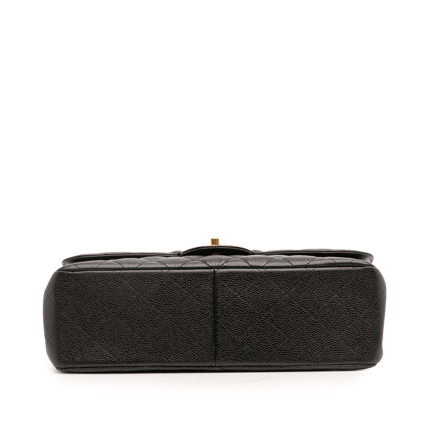 Chanel Jumbo Classic Caviar Double Flap Handbag Flap 26