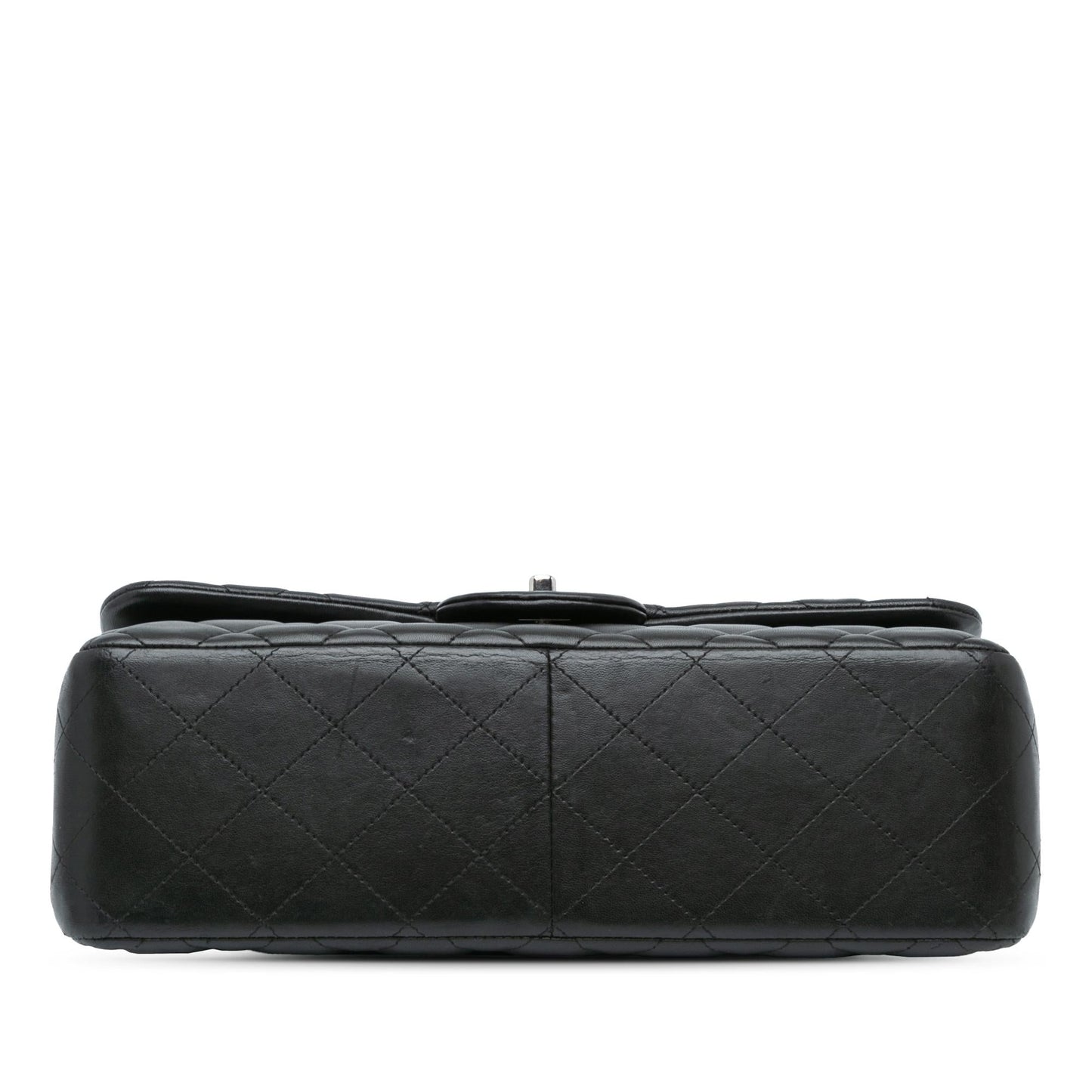 Chanel Jumbo Classic Lambskin Double Flap Handbag Shg T2Xnq8