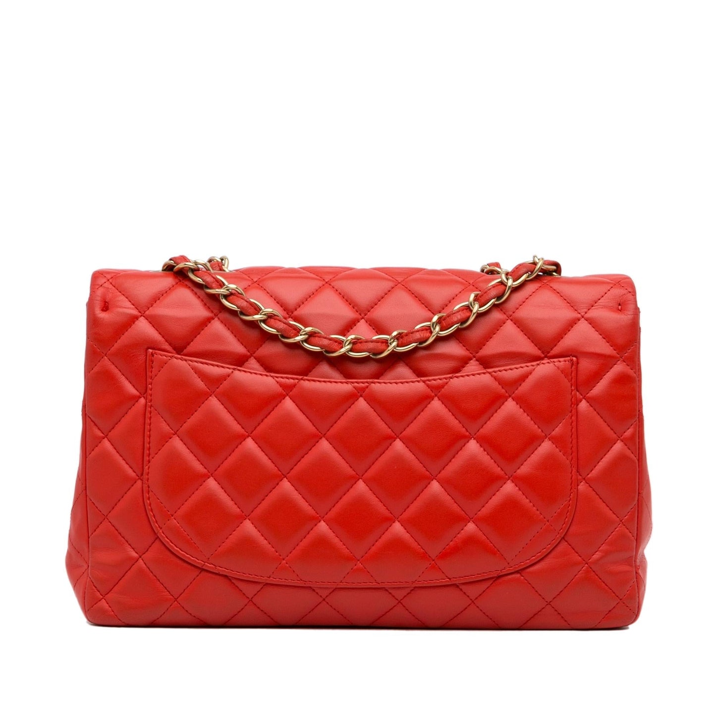 Chanel Jumbo Classic Lambskin Single Flap SHG-27ChwA Handbag