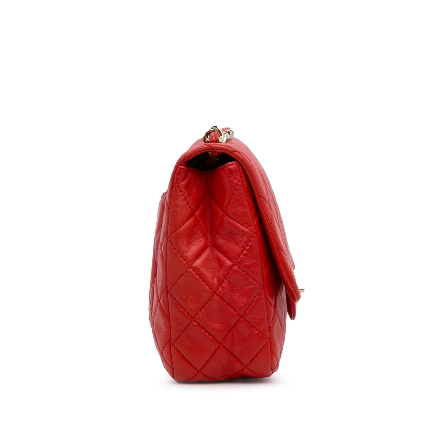 Chanel Jumbo Classic Lambskin Single Flap SHG-4gCZeR Handbag