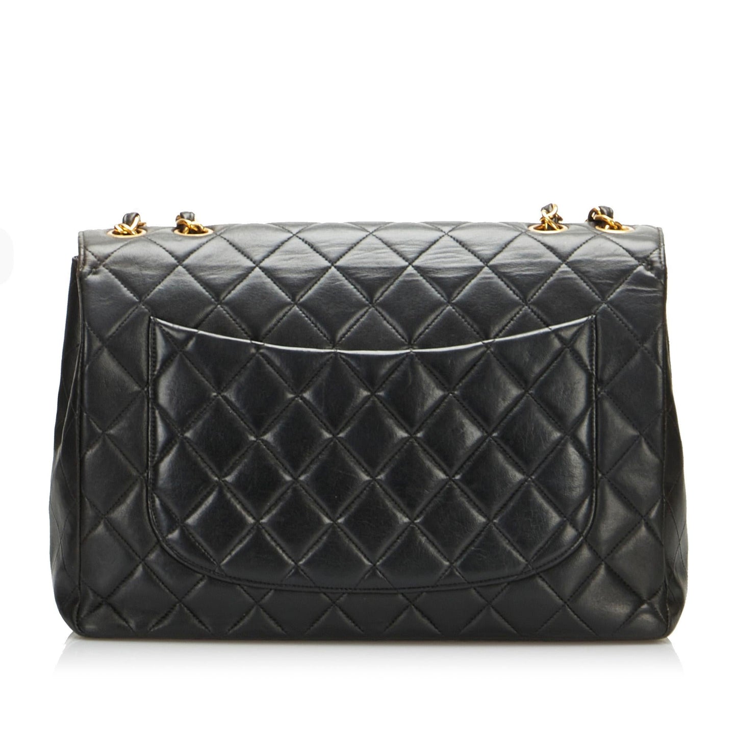 Chanel Jumbo Classic Lambskin Single Flap (Shg-F1Gsea) Bag
