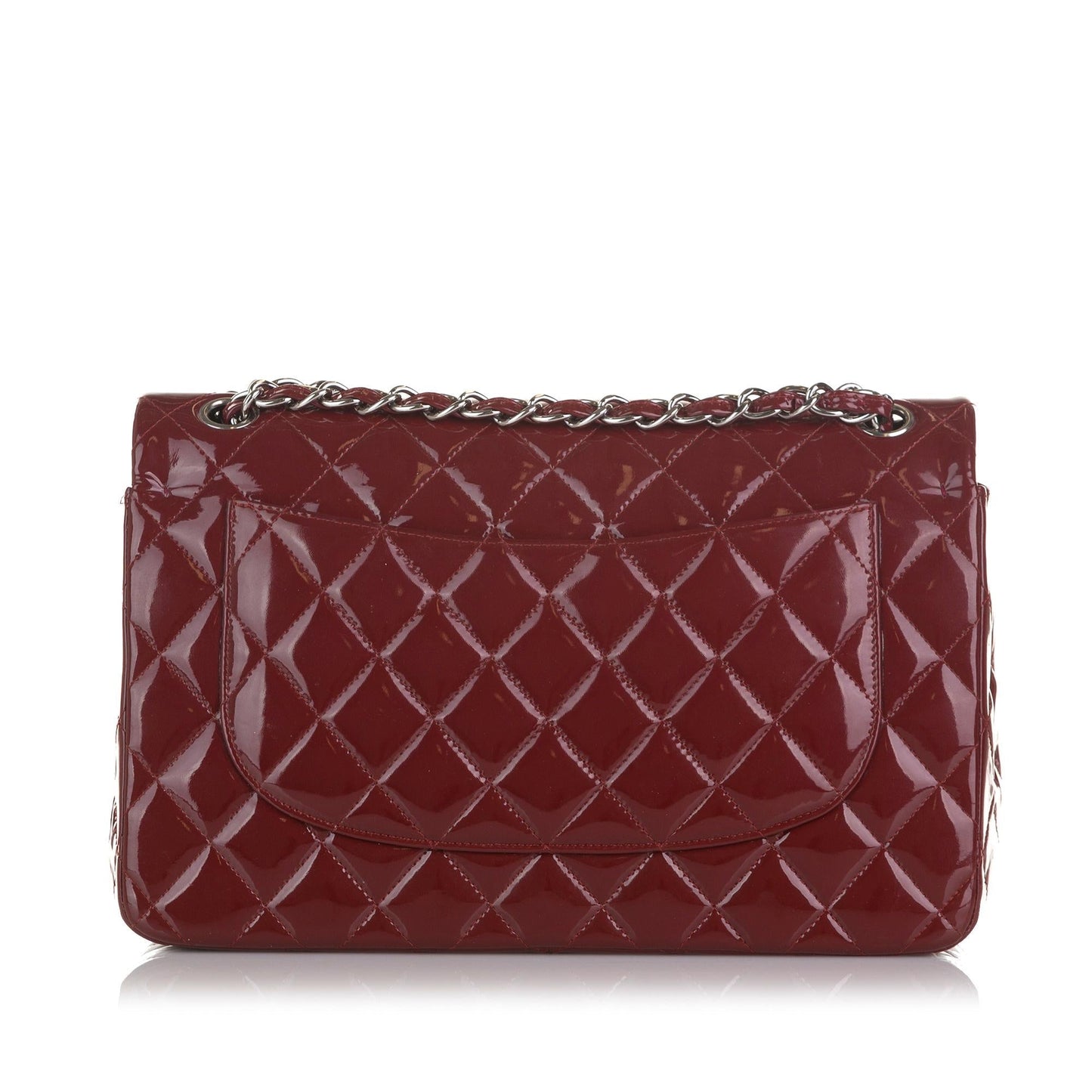 Chanel Jumbo Classic Patent Double Flap SHG Handbag