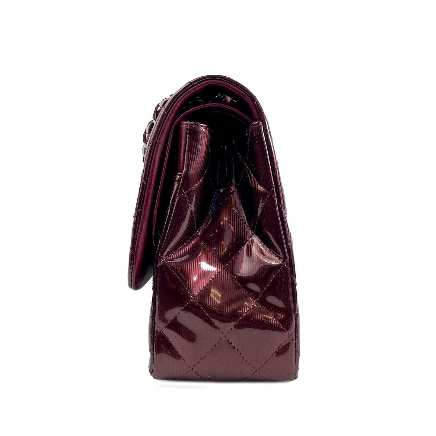 Chanel Jumbo Classic Patent Double Flap SHG-KP5acZ Handbag