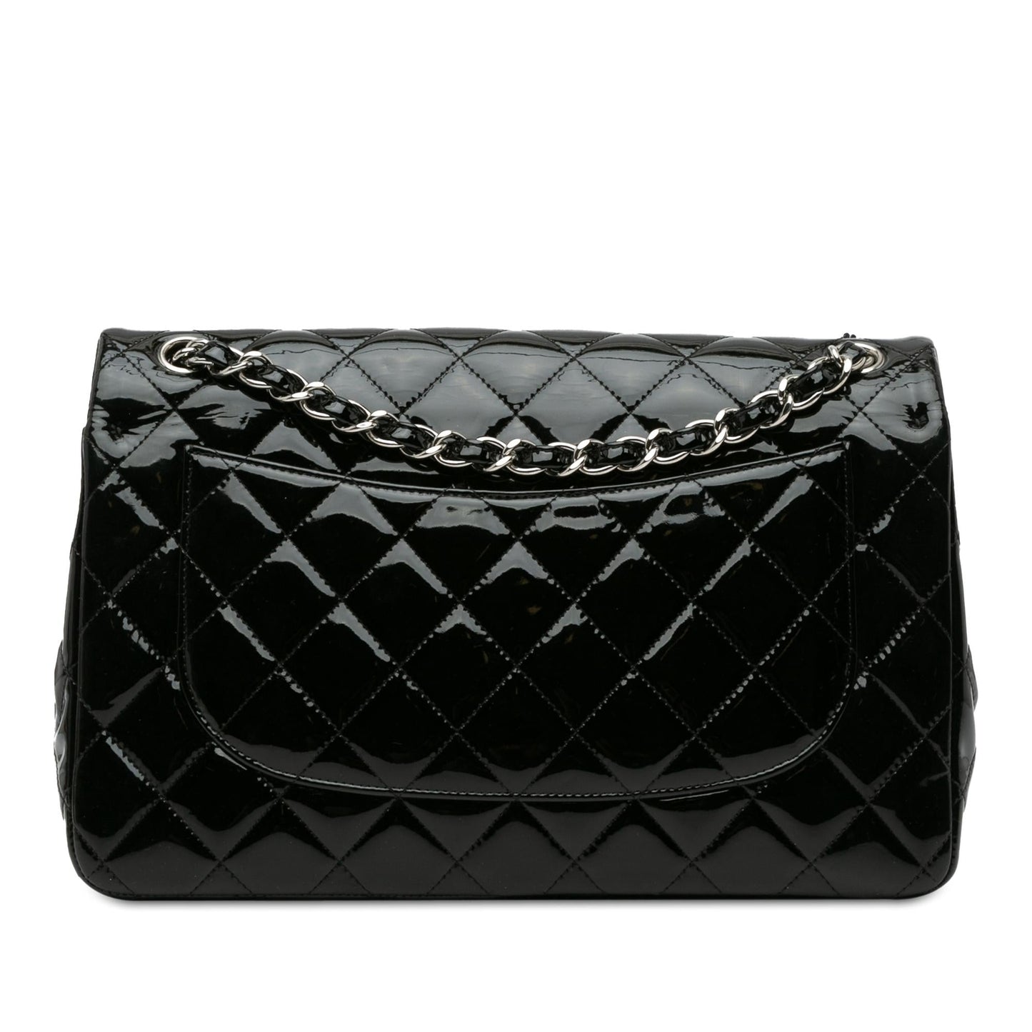 Chanel Jumbo Classic Patent Double Flap SHG-gJqseL Handbag