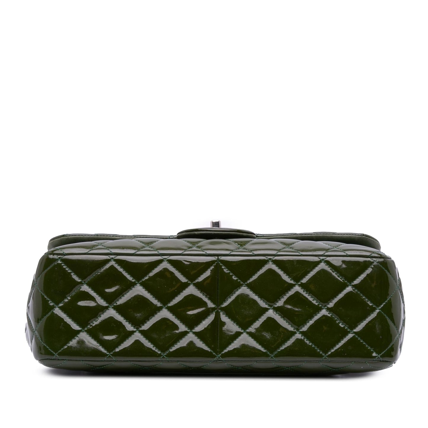 Chanel Jumbo Classic Patent Double Flap Handbag Flap 5