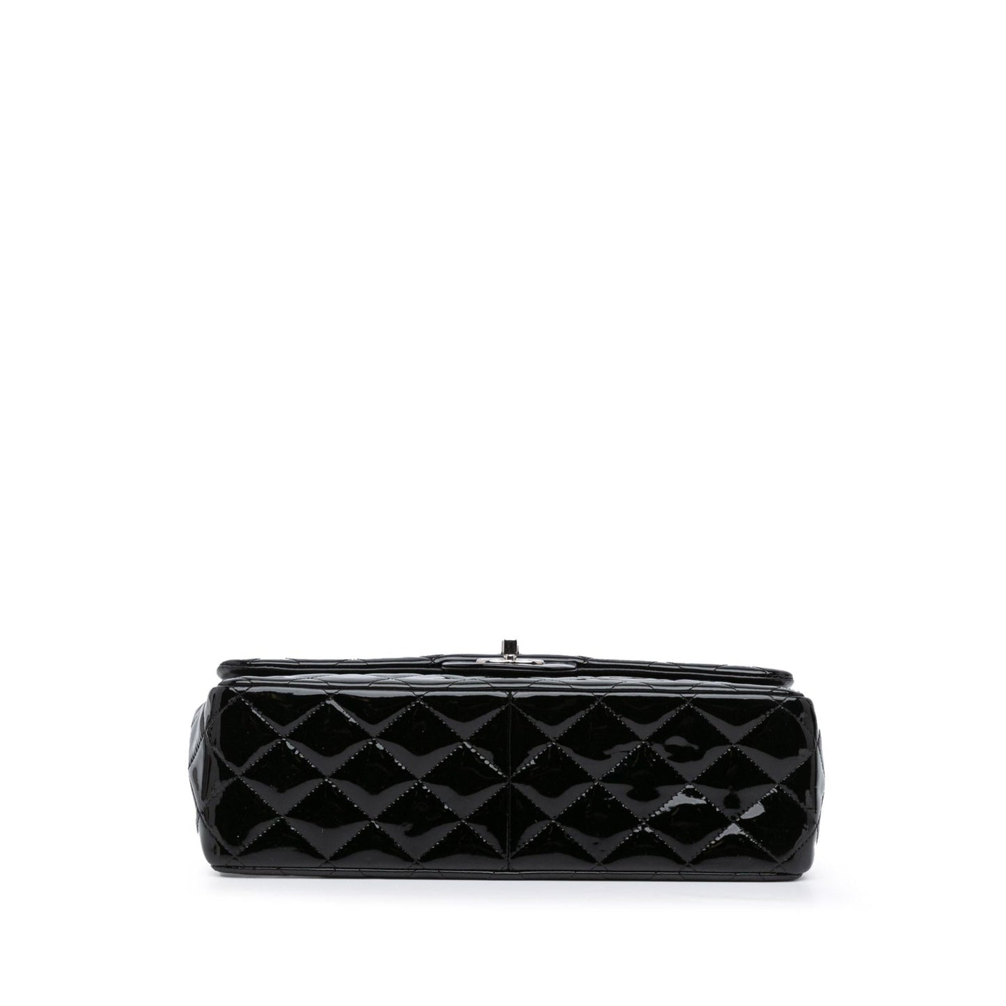 Chanel Jumbo Classic Patent Double Flap Handbag Flap 10