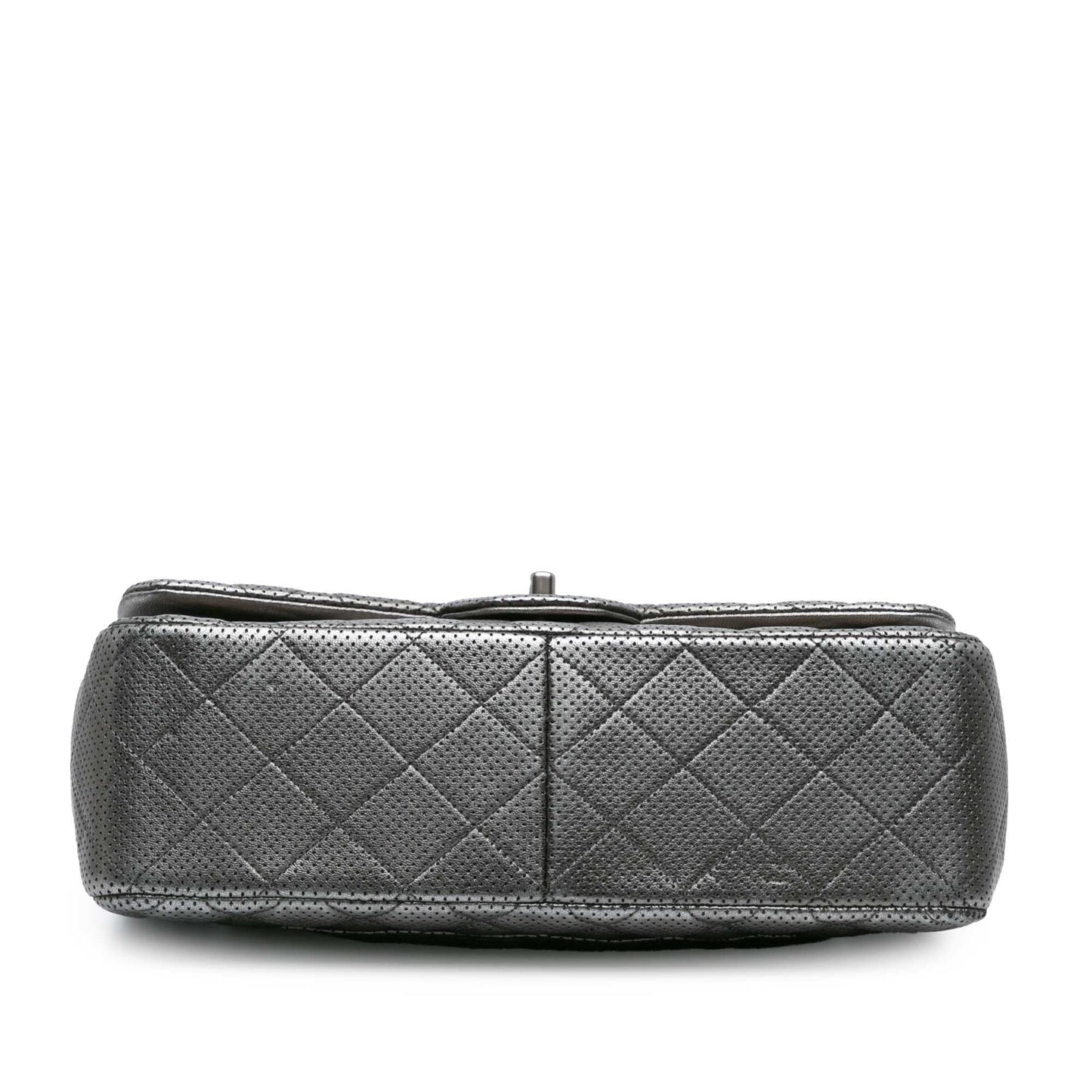 Chanel Jumbo Classic Perforated Lambskin Double Flap Handbag