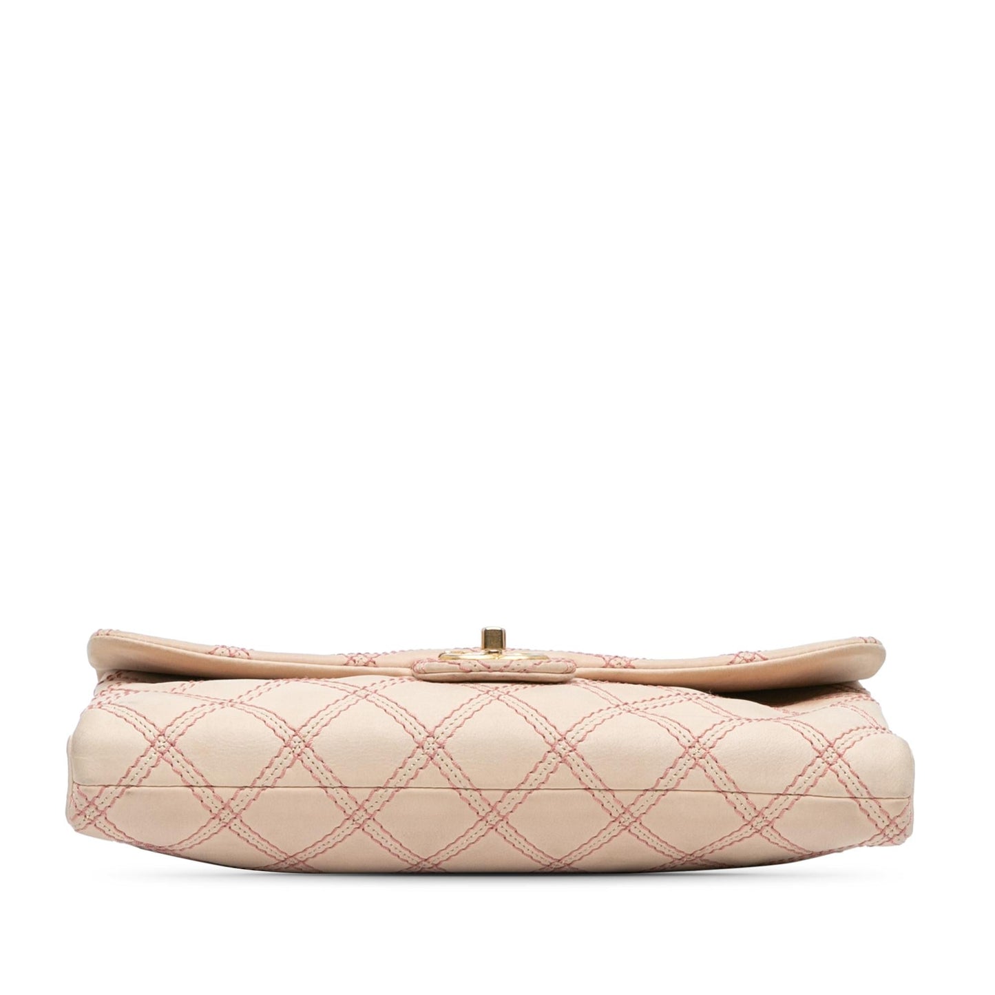 Chanel Jumbo Quilted Calfskin Triple Stitched Flap Handbag