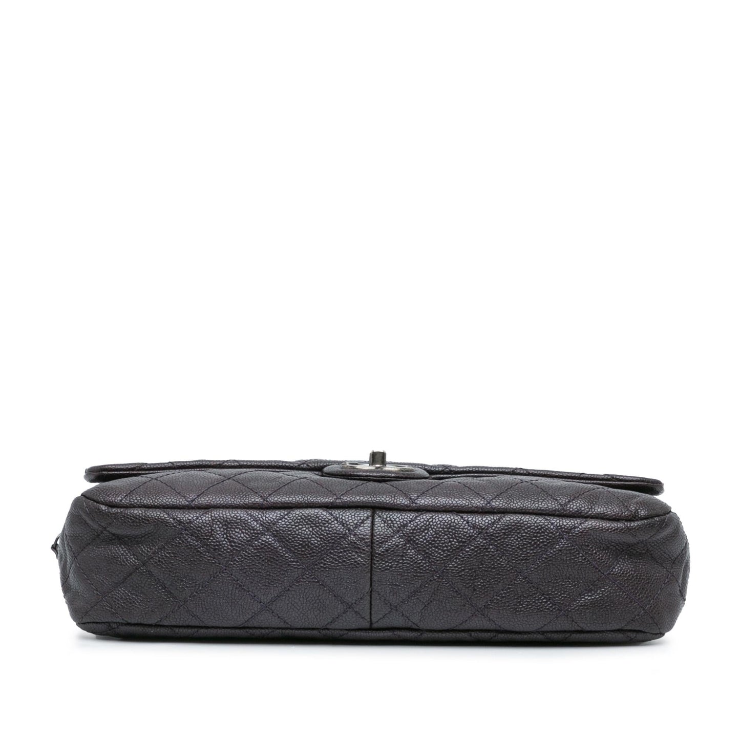 Chanel Jumbo Quilted Iridescent Caviar Easy Flap Handbag Flap 1