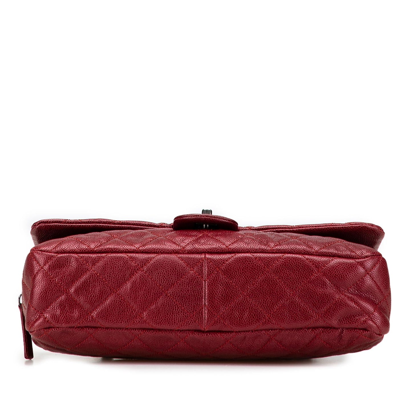 Chanel Jumbo Quilted Iridescent Caviar Easy Flap Handbag Flap 4