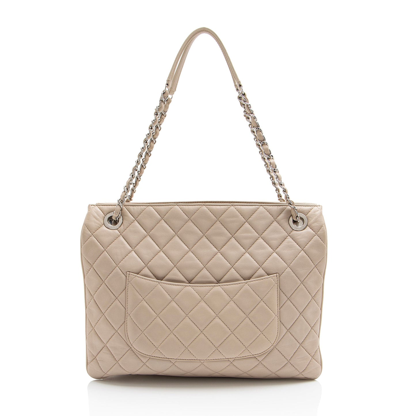 Chanel Lambskin CC Accordion Trio Zipped SHF-wYNTLe Tote Bag