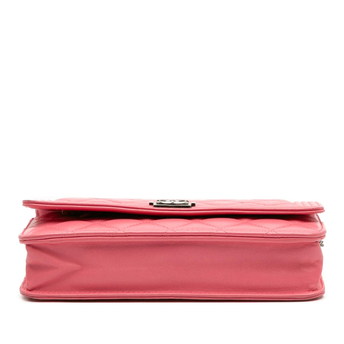 Chanel Lambskin Boy On Wallet Case Chain 5