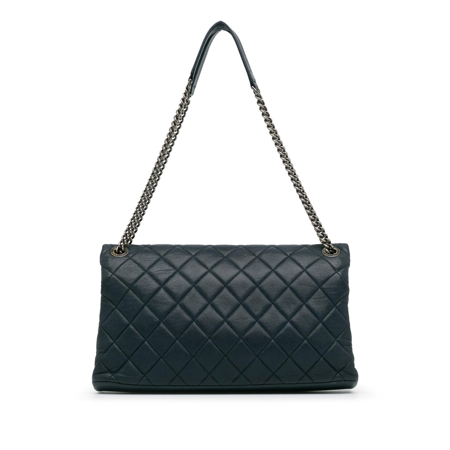 Chanel Lambskin Burgundy Rocks Flap SHG-7t8JA4 Handbag