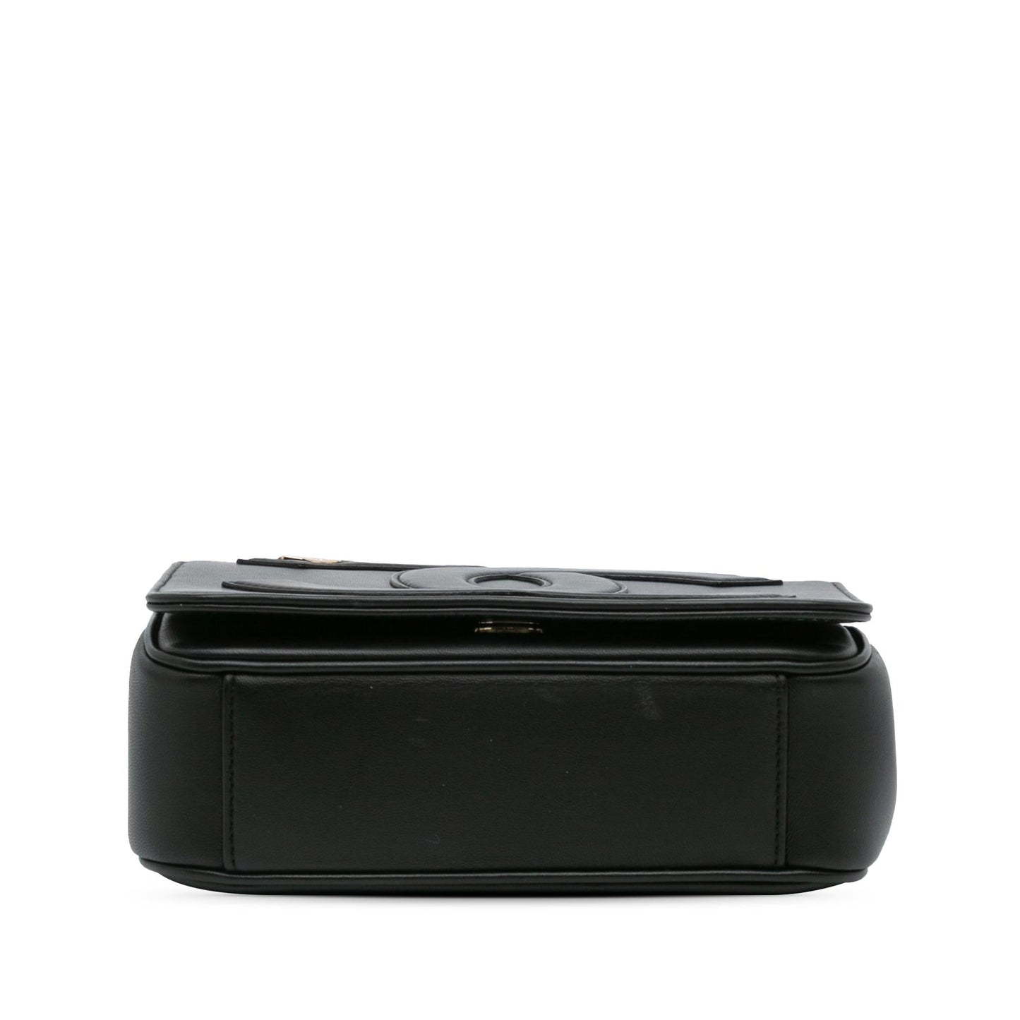 Chanel Lambskin CC Mania Flap Handbag Flap 2