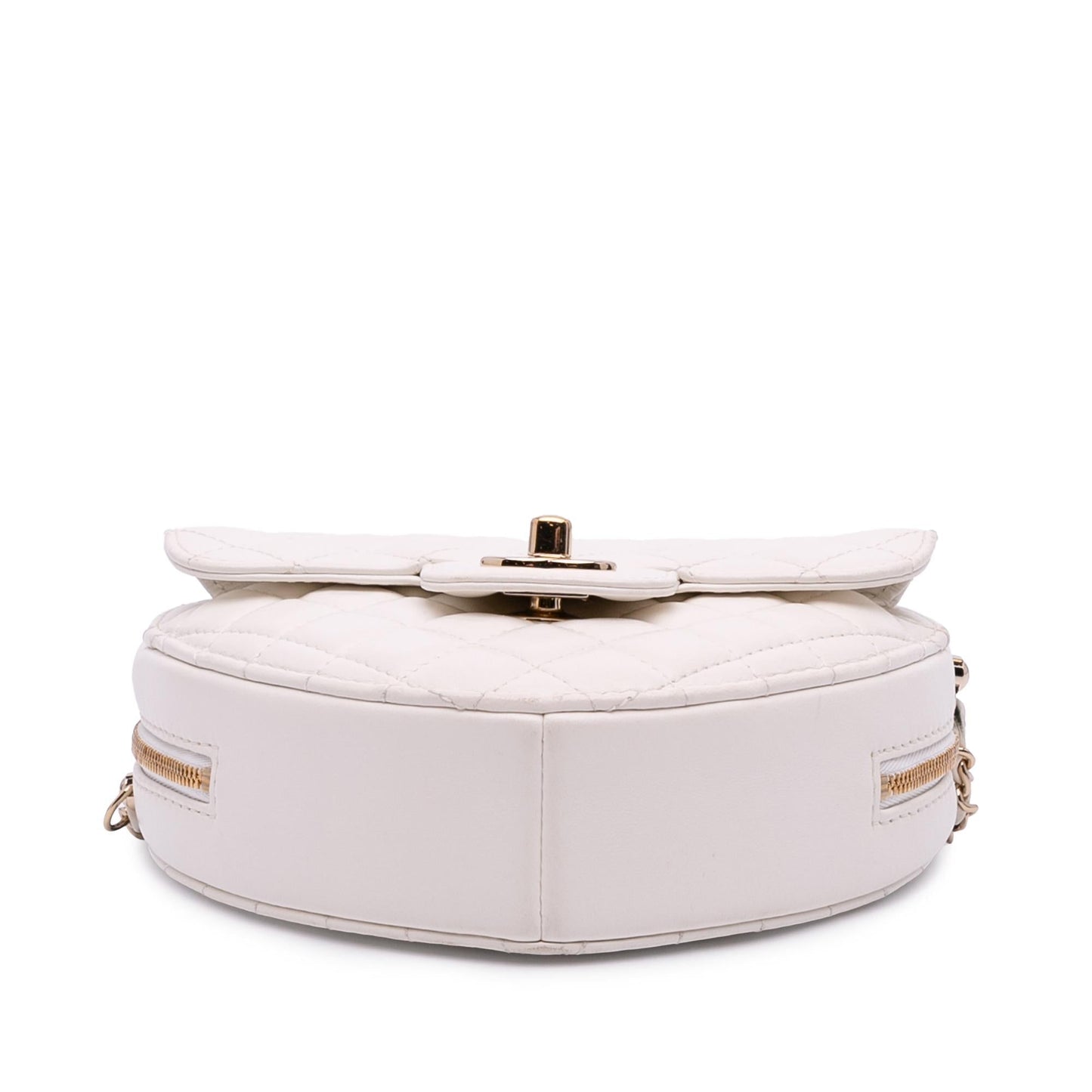 Chanel Lambskin CC Love Heart Crossbody Bag 11