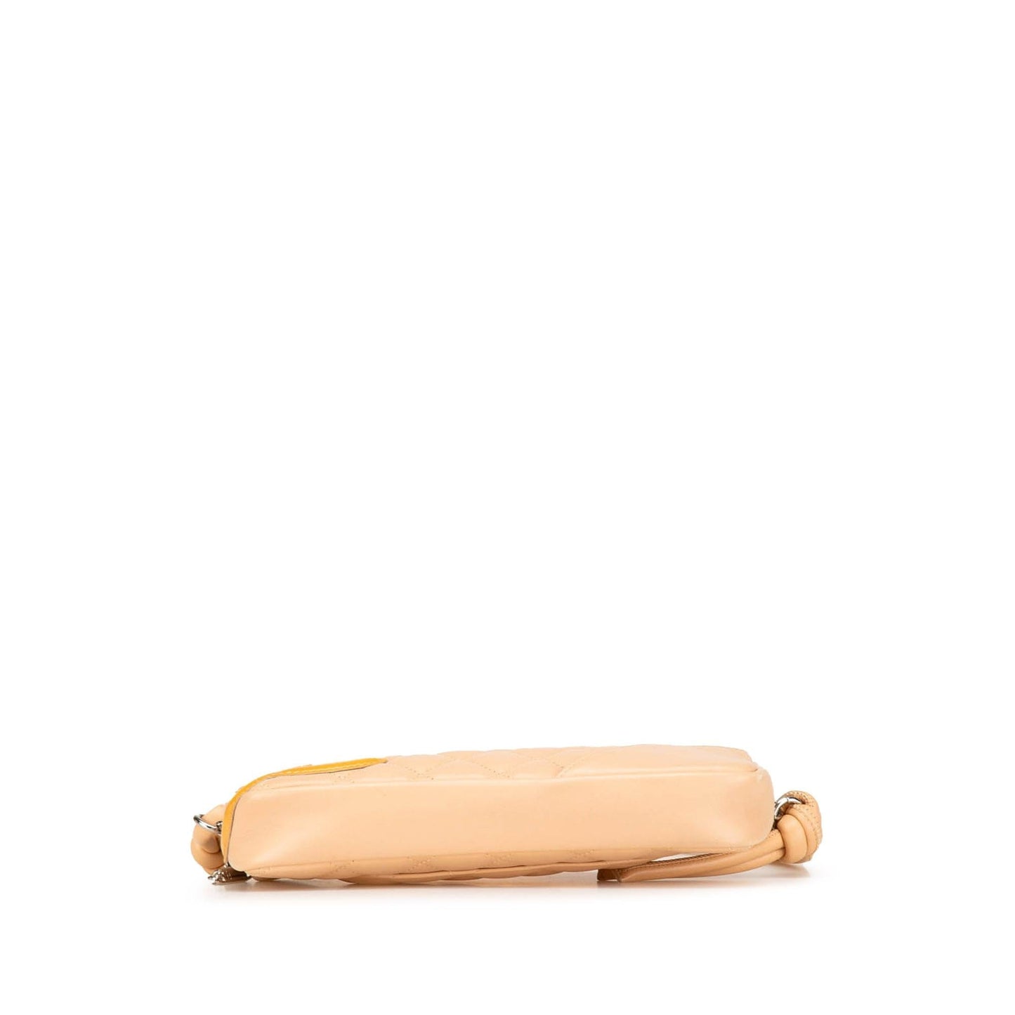 Chanel Lambskin Cambon Ligne Pochette Clutch Bag