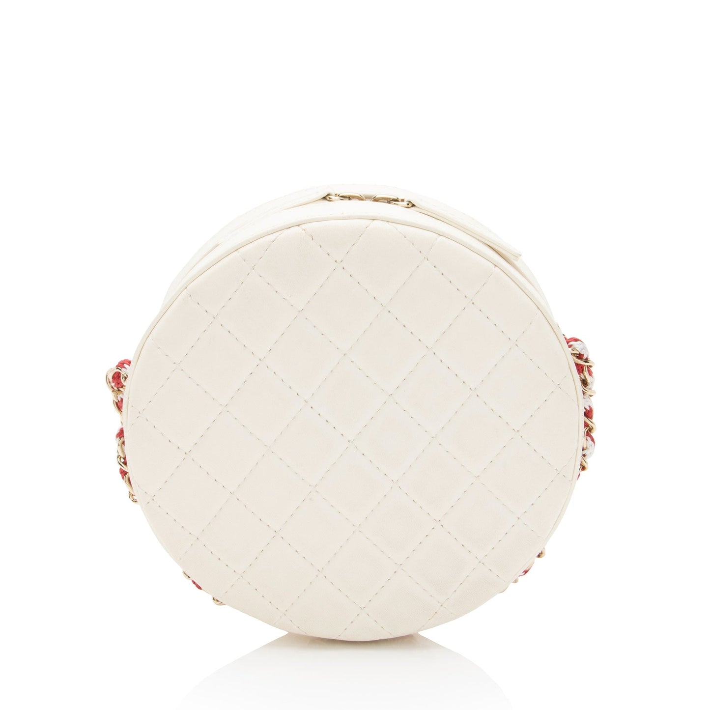 Chanel Lambskin Coco Lifesaver Round Crossbody Bag