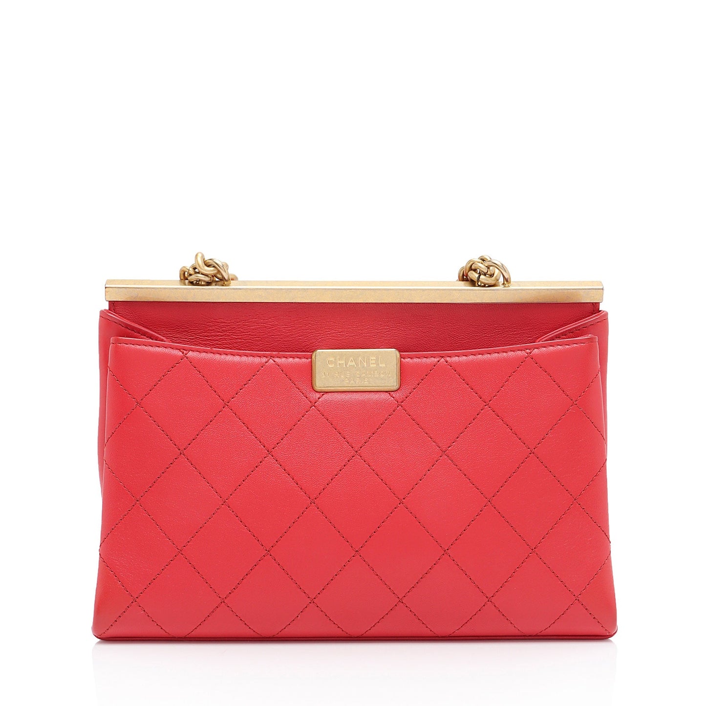 Chanel Lambskin Coco Lux Flap Small Shoulder Bag