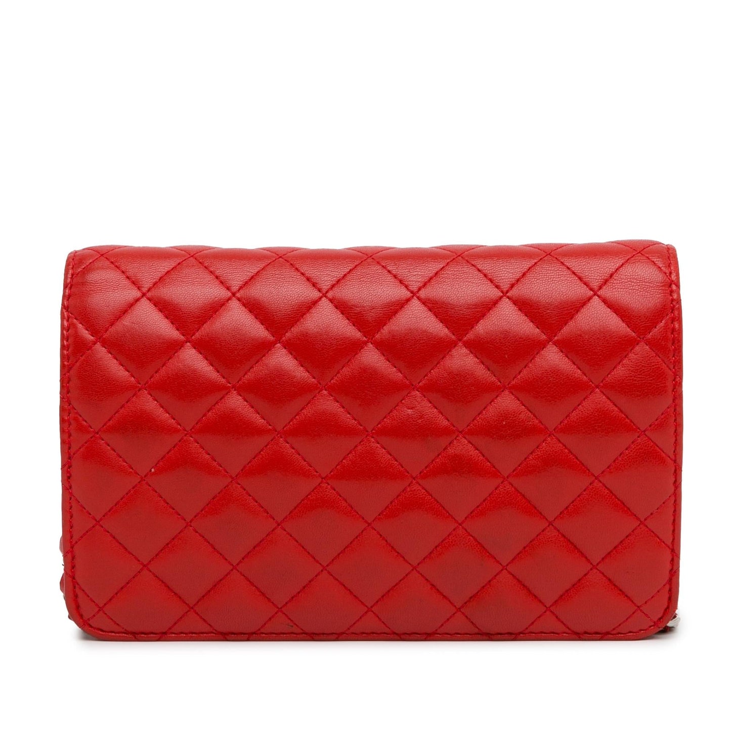 Chanel Lambskin Diamond CC on SHG-K03AWt Wallet Case