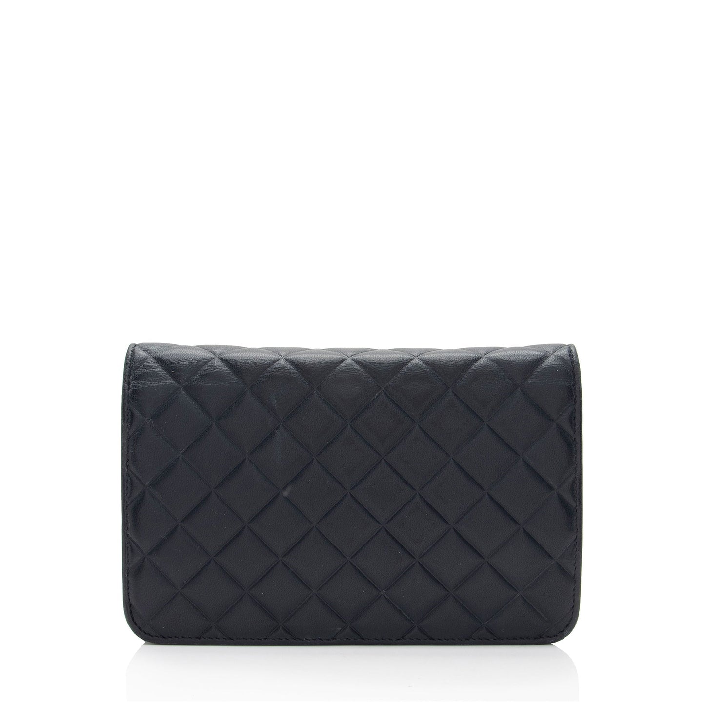 Chanel Lambskin Diamond CC on Wallet Case