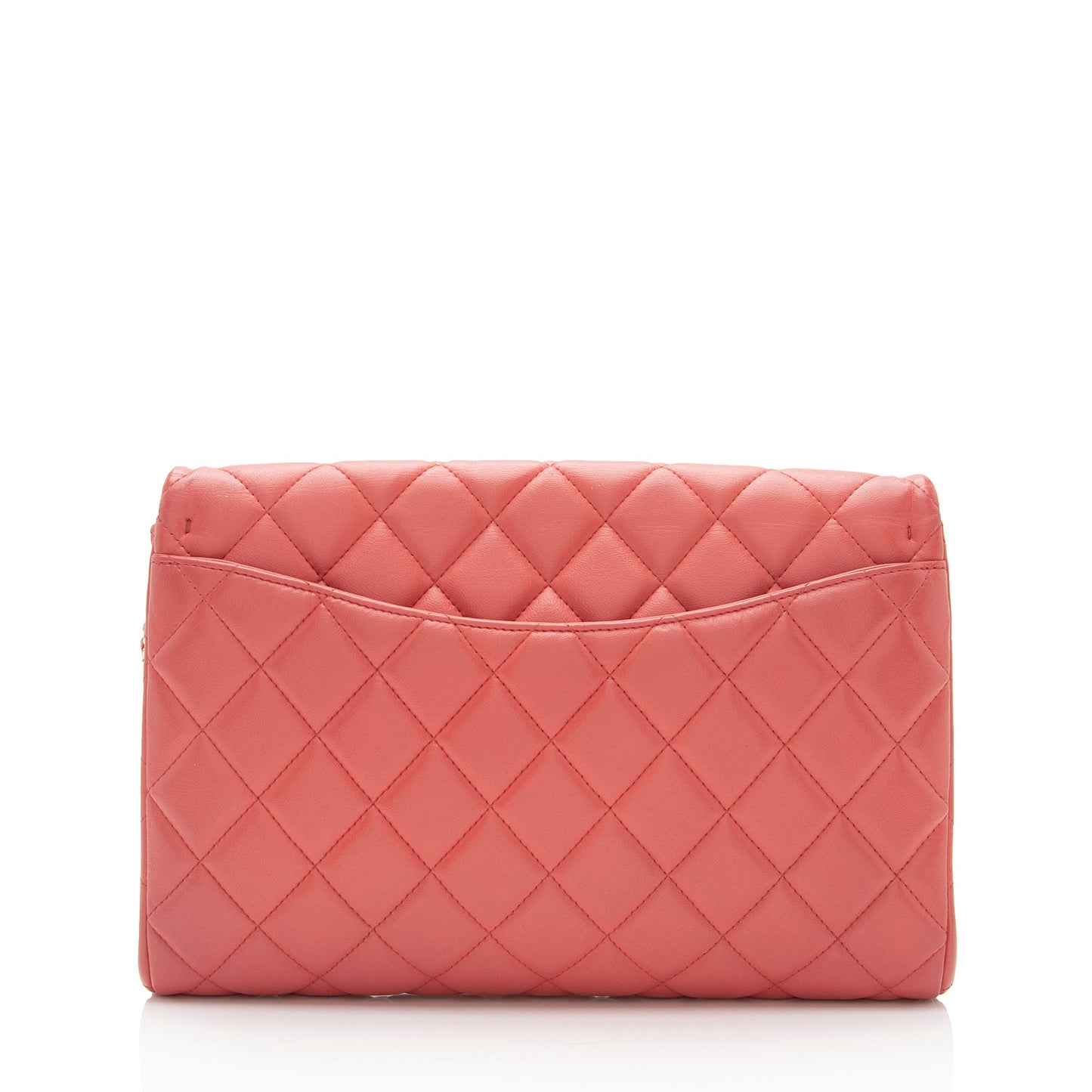 Chanel Lambskin Flap on SHF-1nJPM6 Clutch Bag