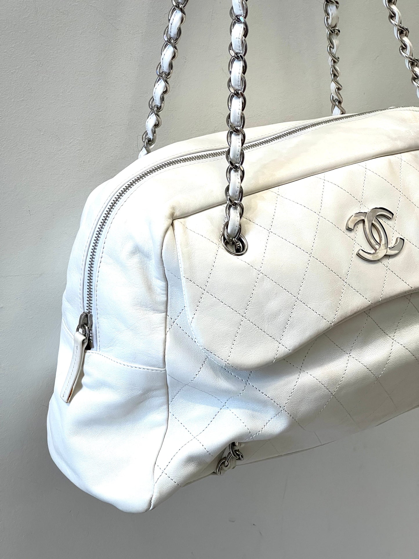 Chanel LAMBSKIN BOWLER Handbag