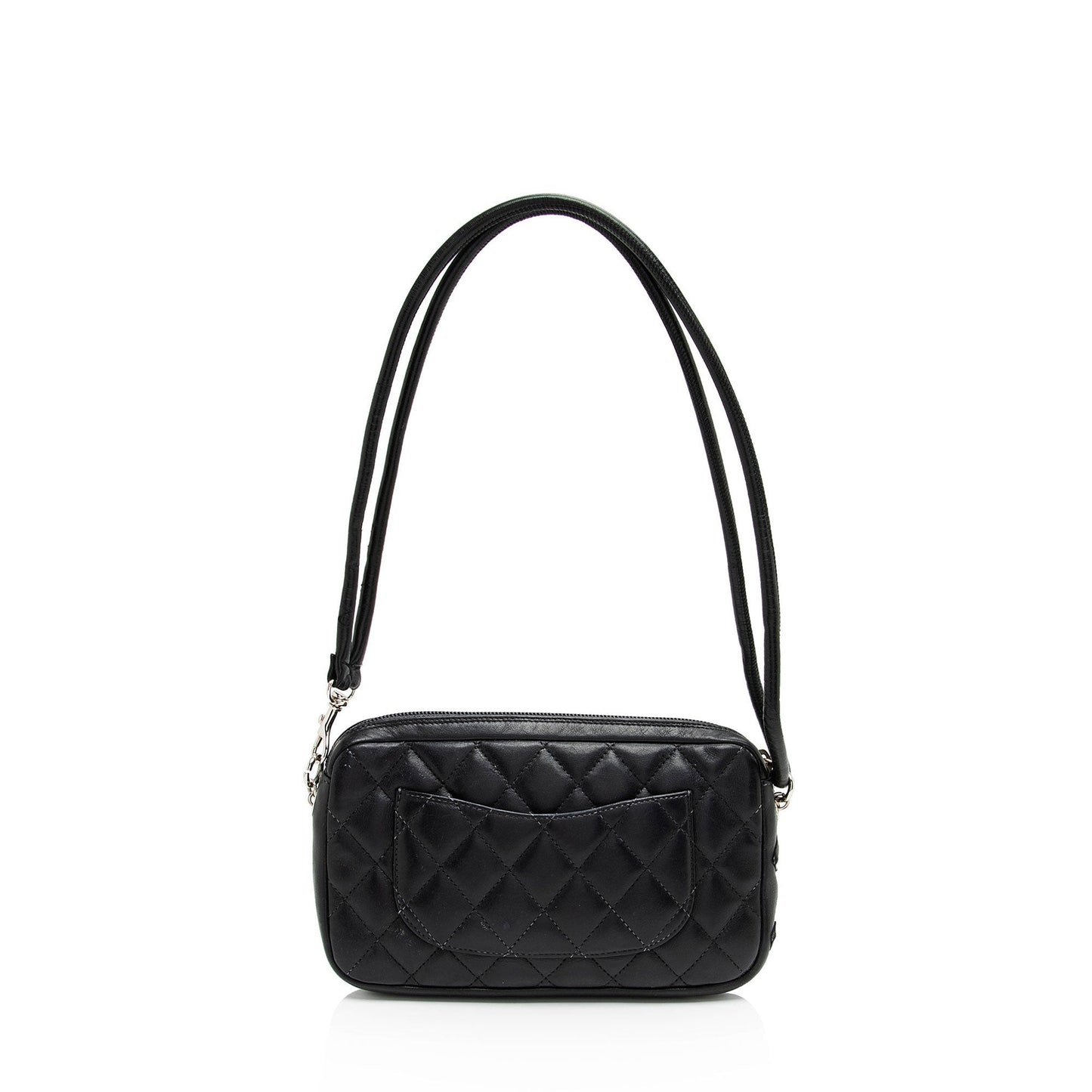 Chanel Lambskin Ligne Cambon Pochette SHF-XPwjPq Clutch Bag