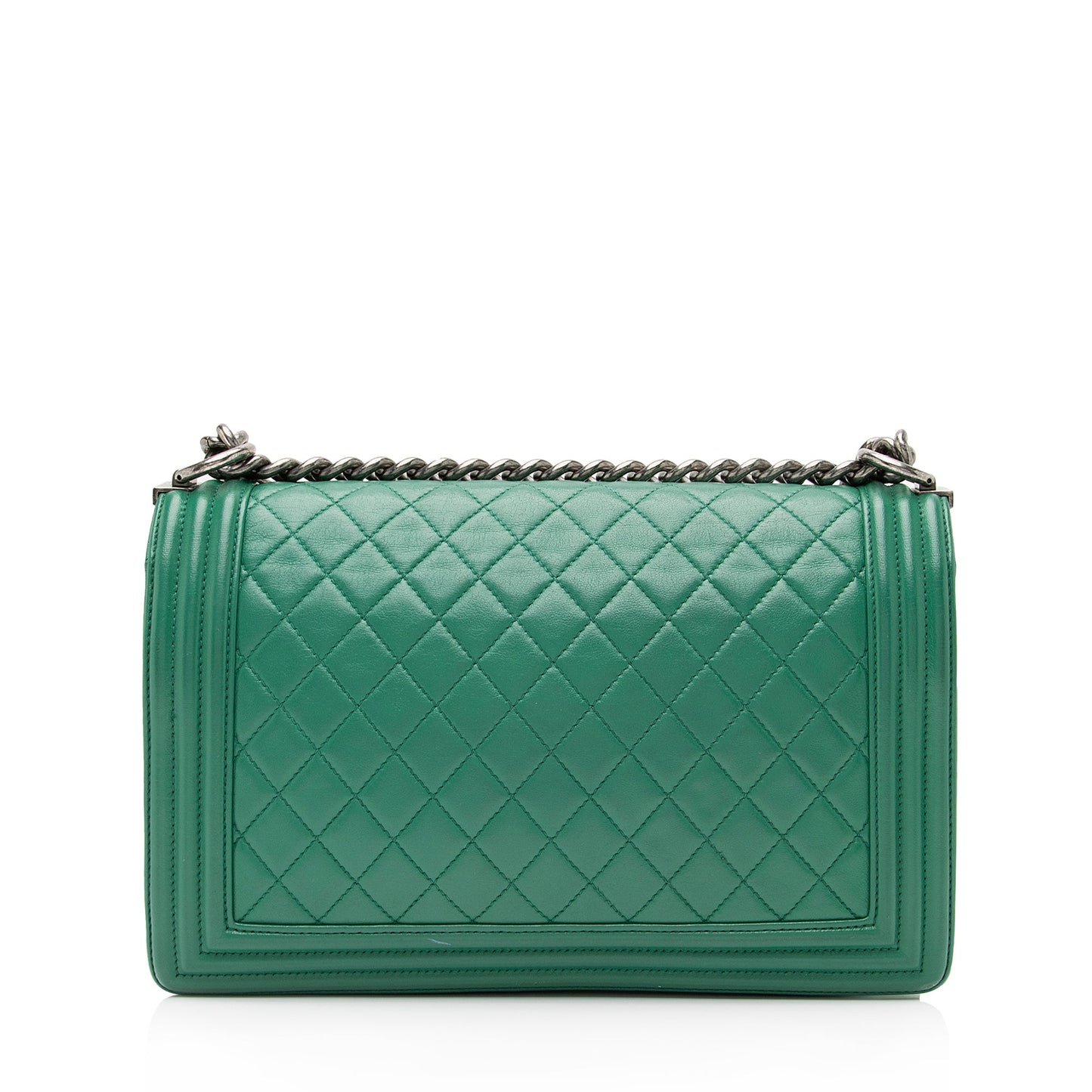 Chanel Lambskin New Boy SHF Handbag