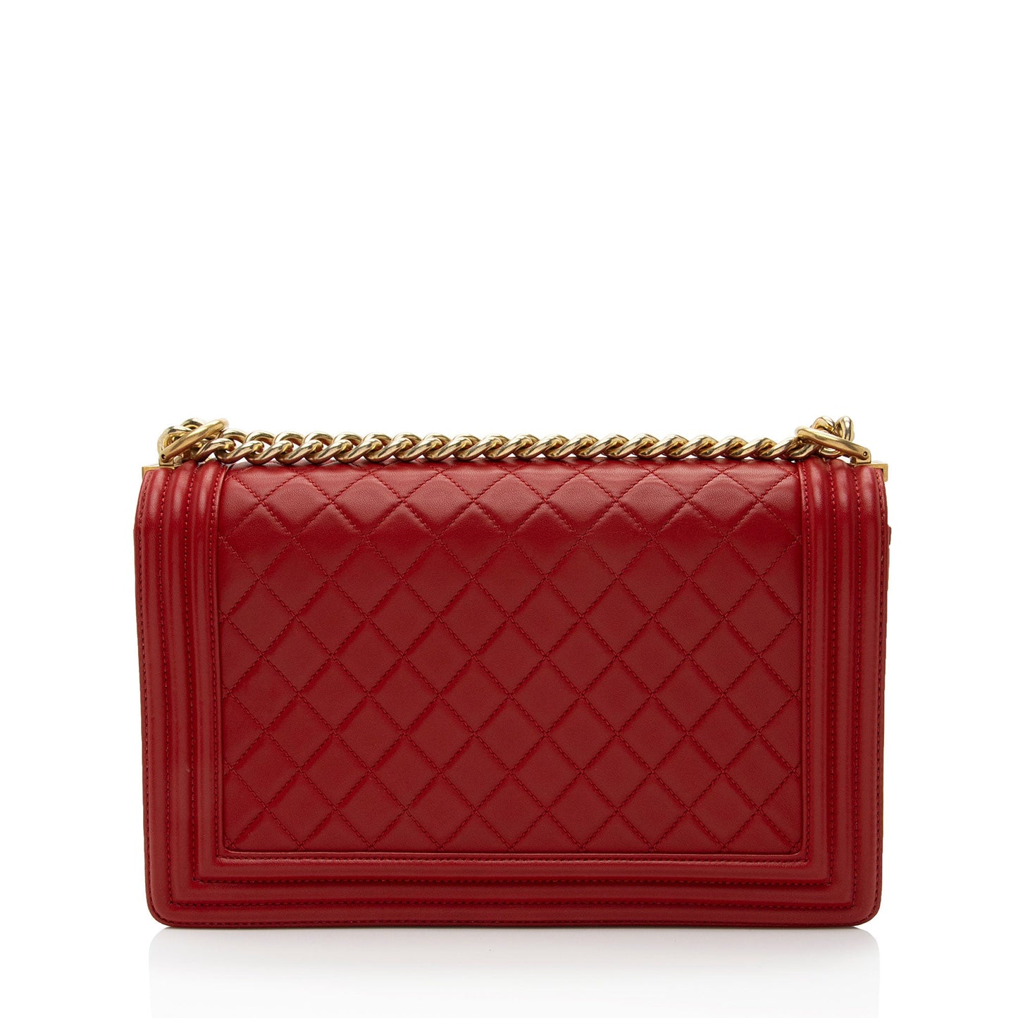 Chanel Lambskin New Boy Handbag Boy Bag