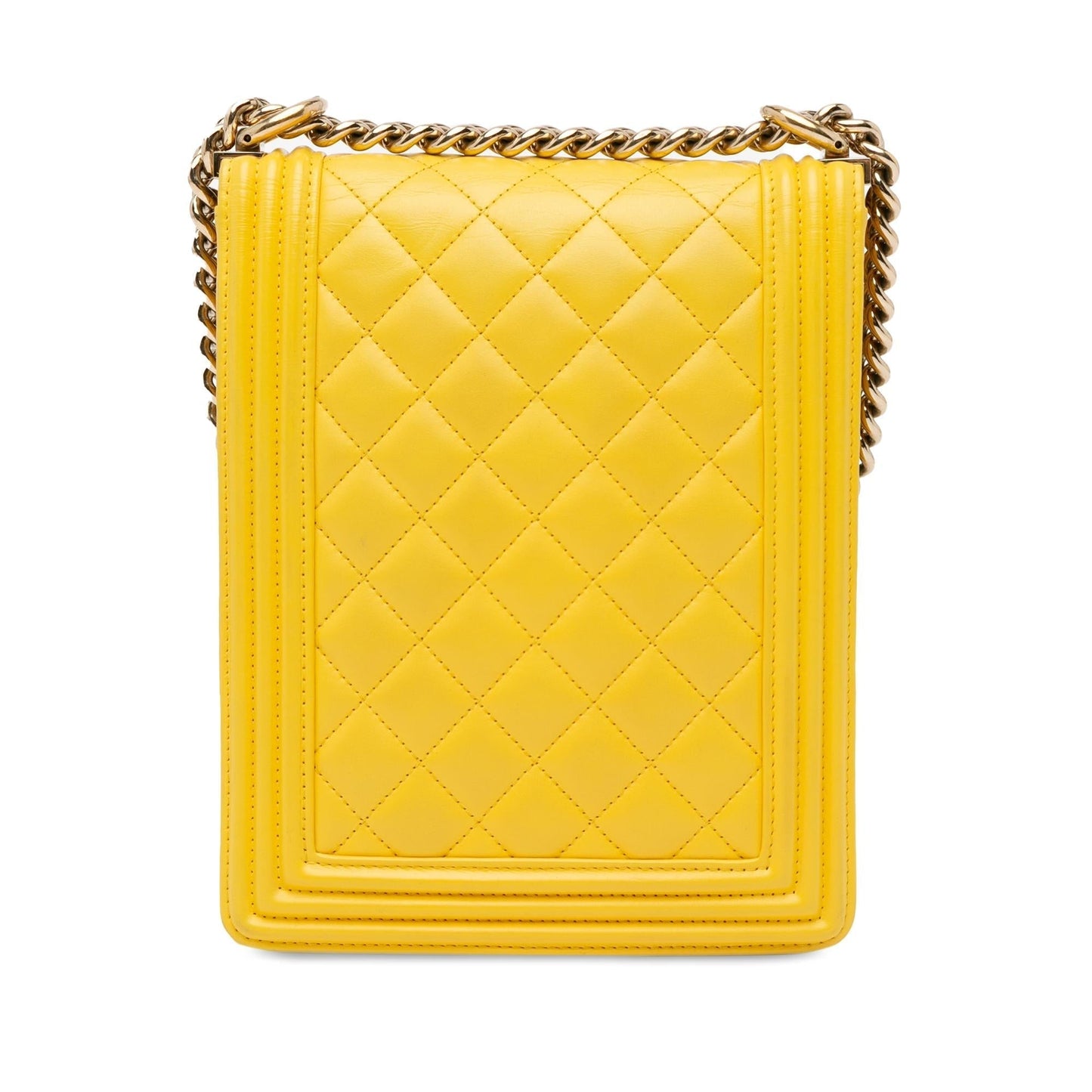 Chanel Lambskin North South Boy Flap (Shg-3Ygvi5) Bag