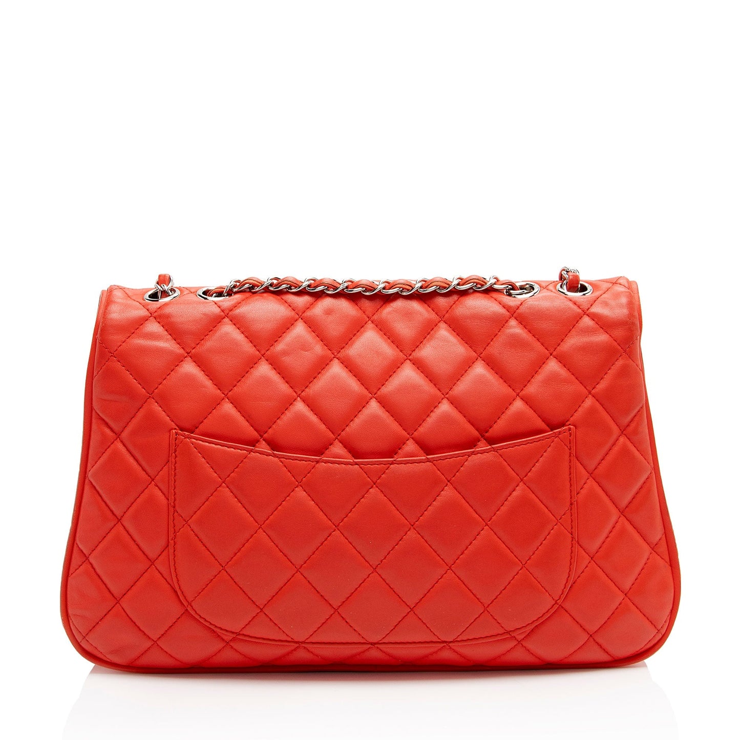 Chanel Lambskin Pagode Piping Flap Shoulder Bag